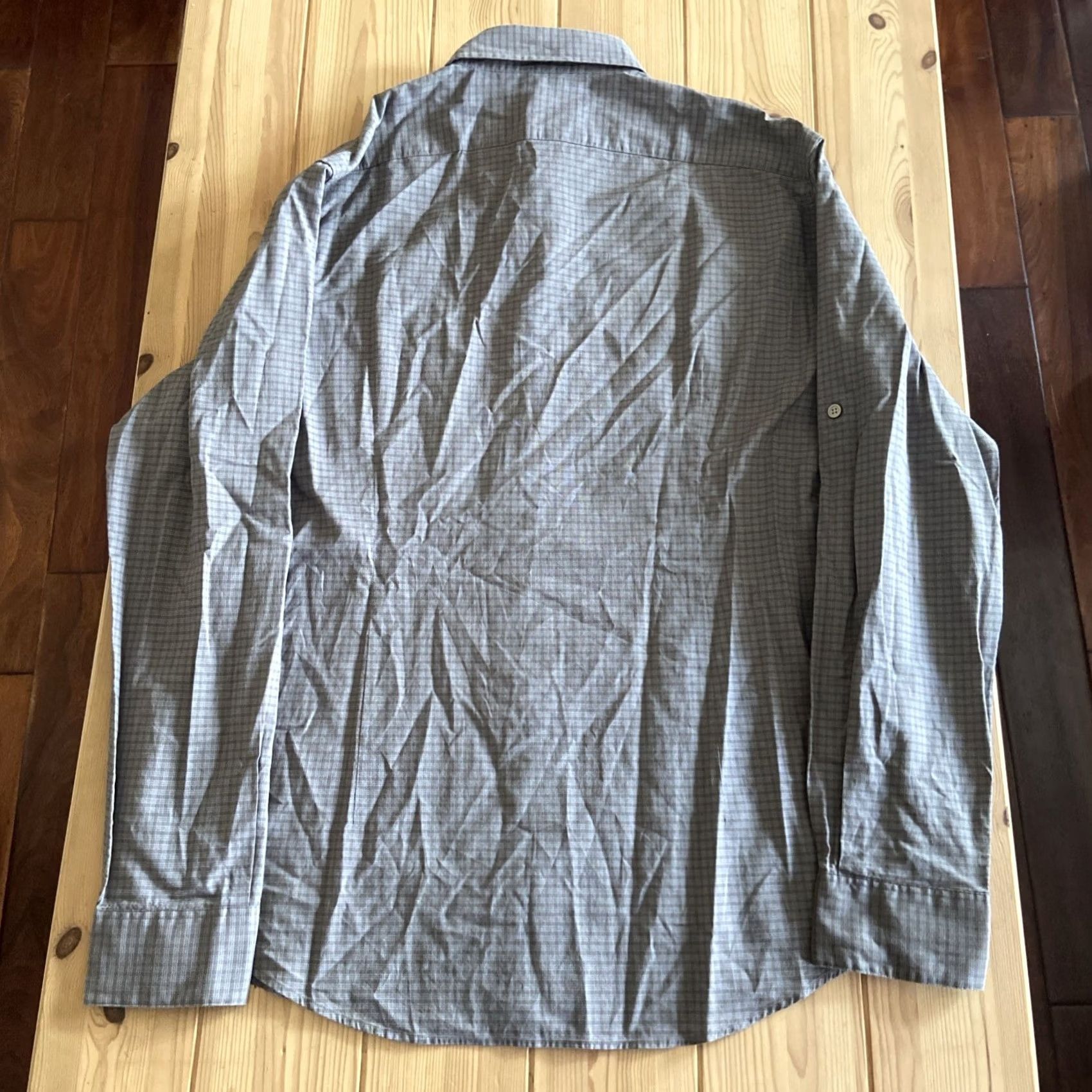 John Varvatos John Varvatos Shirt Men's XL Button-Up Long Sleeve Checkered Cotton Multicolor Casual Size US XL / EU 56 / 4 - 6 Thumbnail