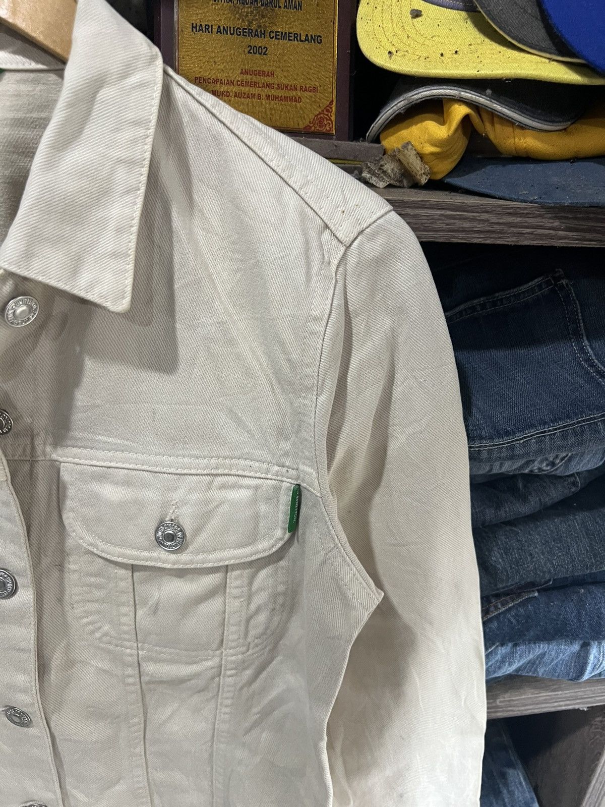 United Colors Of Benetton 🔥United Colors of Benetton Denim Jacket Size US S / EU 44-46 / 1 - 6 Thumbnail