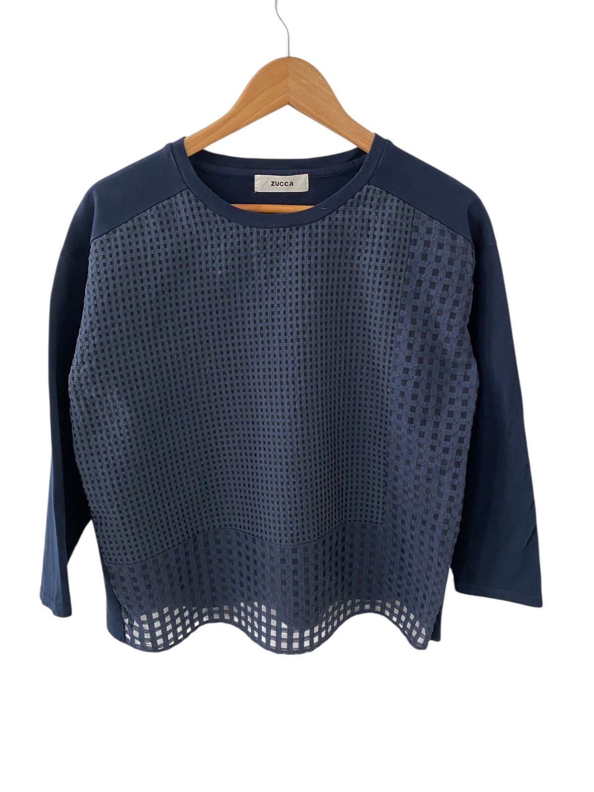 Issey Miyake × Zucca Zucca Miyakee L/S blue colour nice design Size US M / EU 48-50 / 2 - 1 Thumbnail