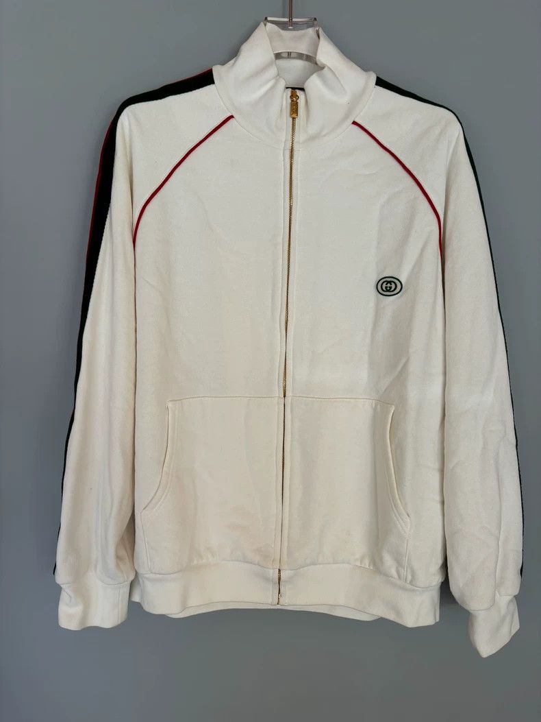 Gucci Double G school uniform sweatshirt zipper jacket 2501