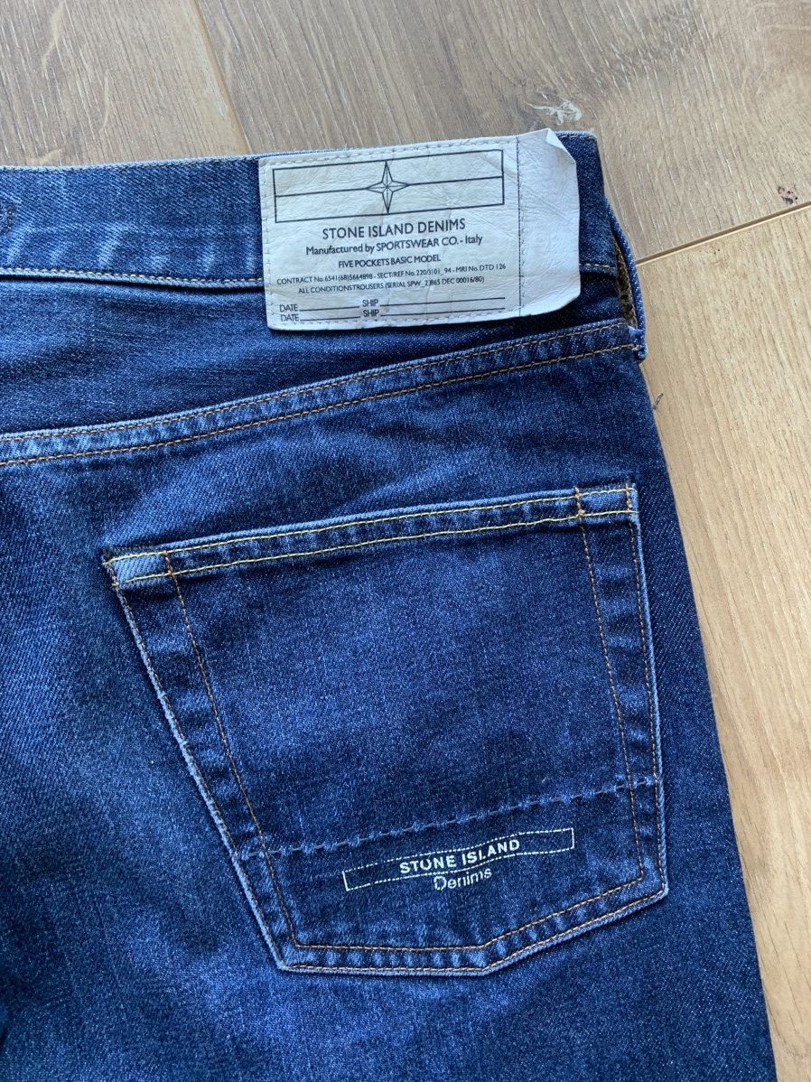 Stone Island Vintage Stone Island Denims navy jeans Size US 36 / EU 52 - 5 Thumbnail