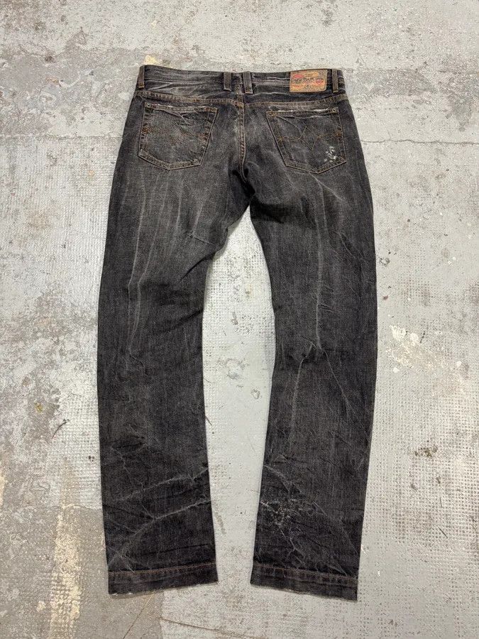 Dolce & Gabbana 2000s Dolce & Gabbana Grey Distressed Denim Jeans Size US 34 / EU 50 - 7 Thumbnail