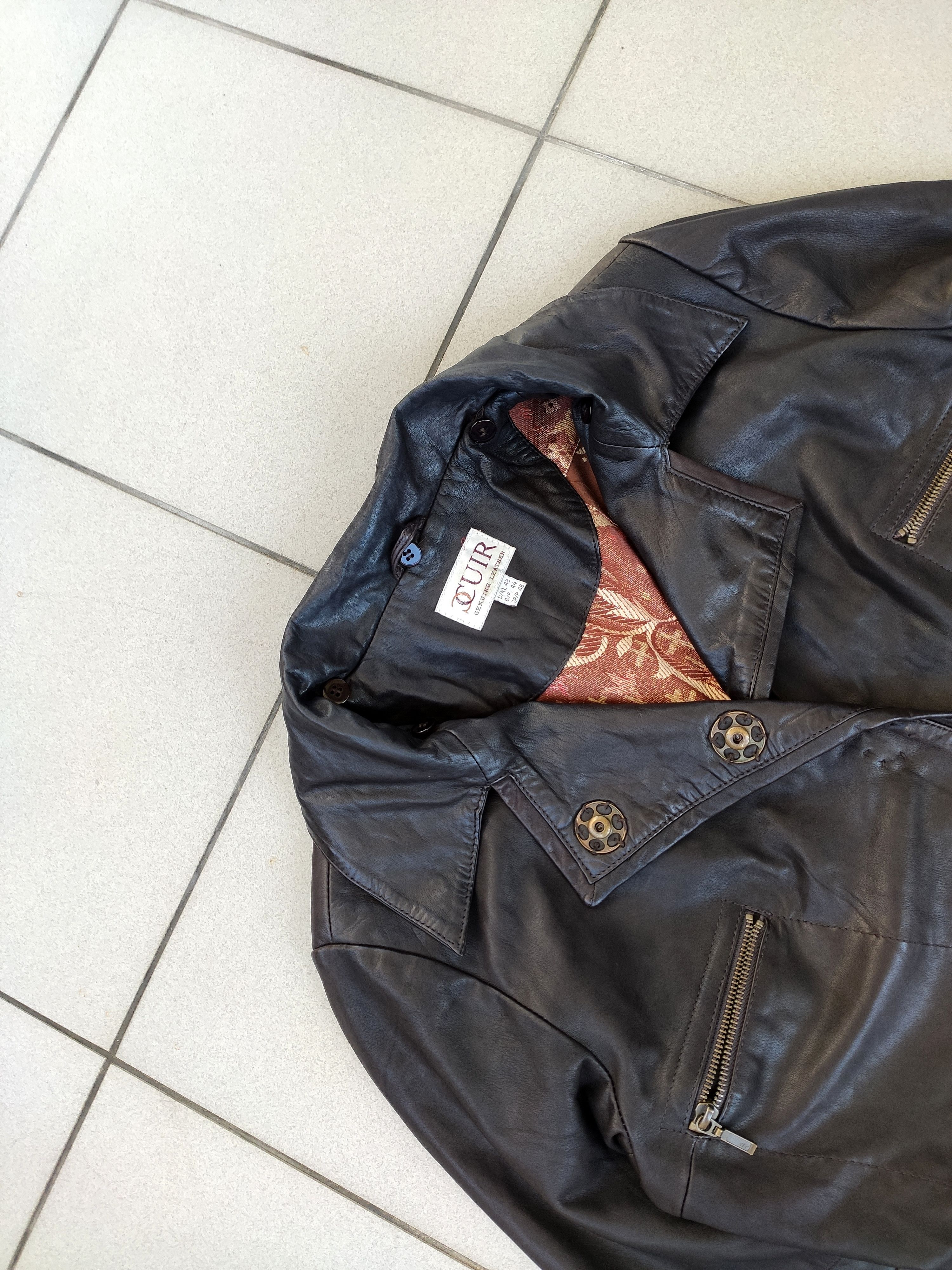 Archival Clothing × Vintage Vintage leather biker jacket women 
