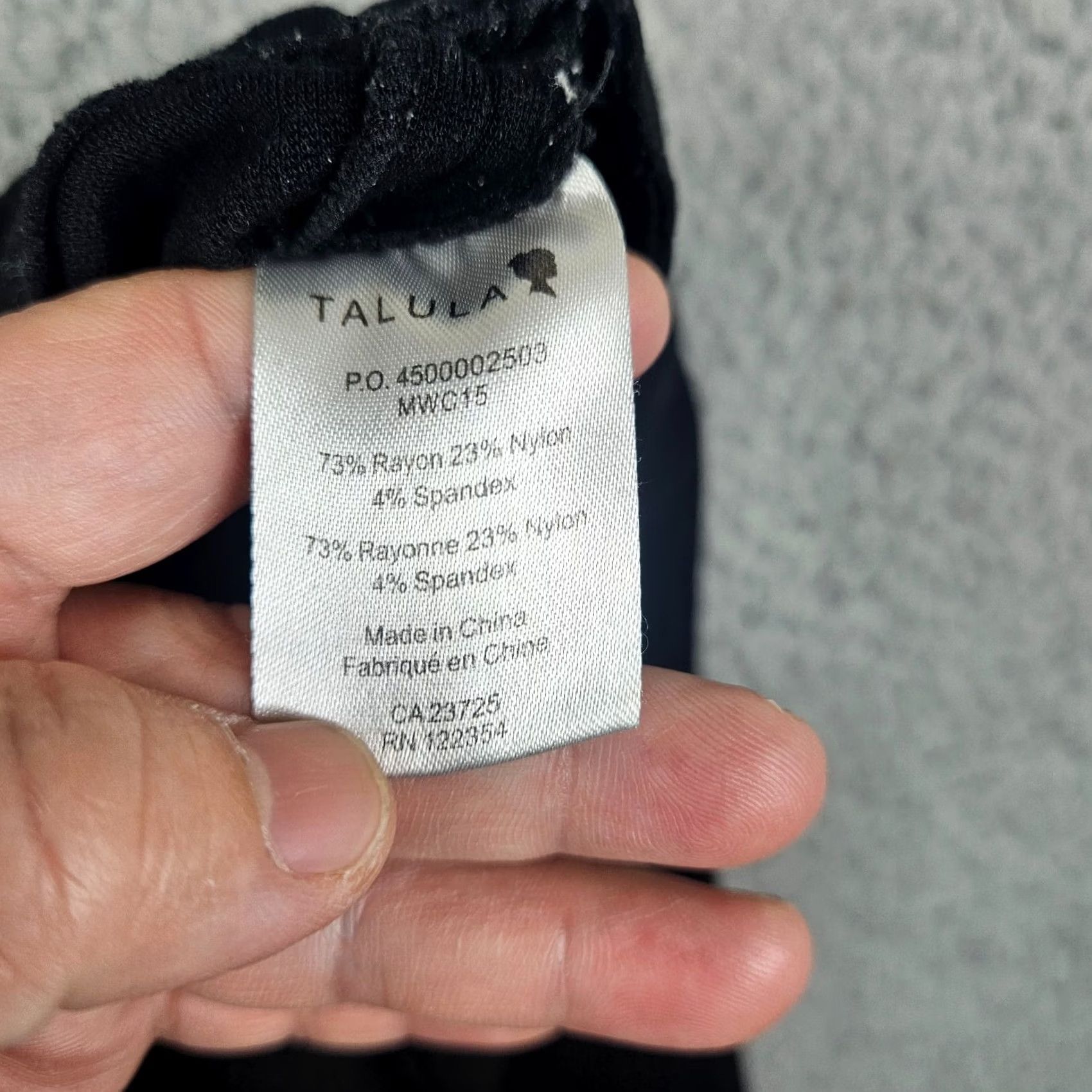 Vintage Talula Women’s black Front Zipper Mini Skirt Size 6 Nylon Rayon Stretch Bodycon, Zipper, Short, Regular Rise, Skirt, Women, Black, 6 Size 28" / US 6 / IT 42 - 7 Thumbnail