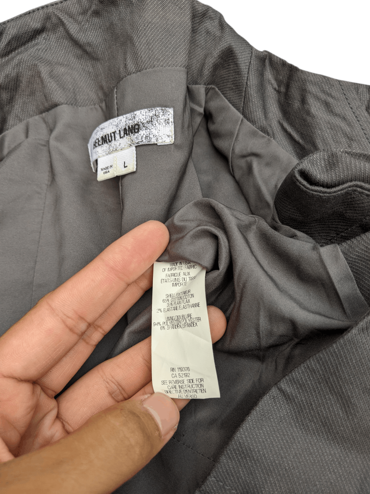 Helmut Lang Helmut Lang Asymmetric Zip Jacket Size L / US 10 / IT 46 - 8 Thumbnail