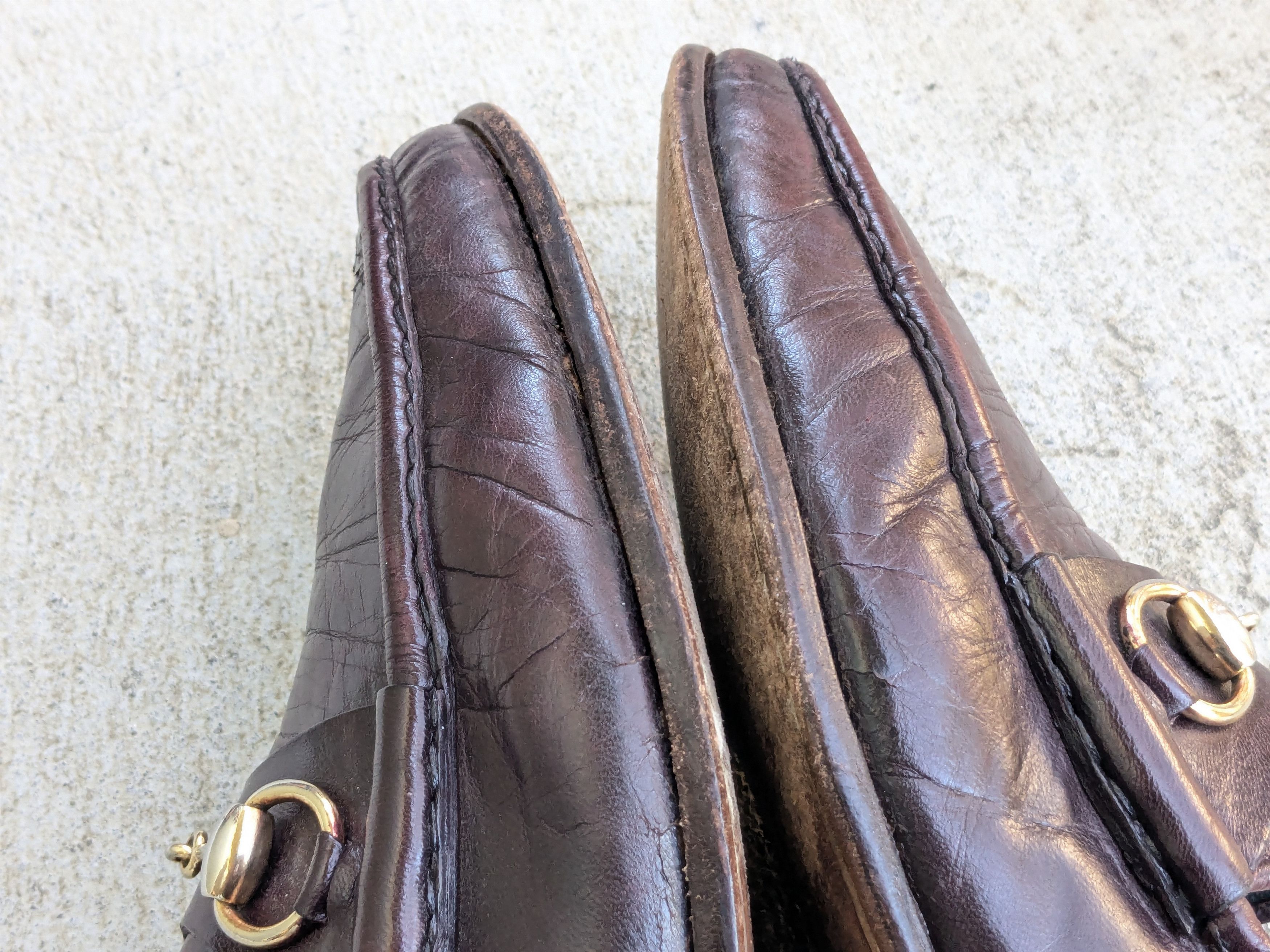 Gucci × Tom Ford Gucci Horsebit Loafers Burgundy 11 Narrow Leather Italy Slip Size US 11 / EU 44 - 7 Thumbnail