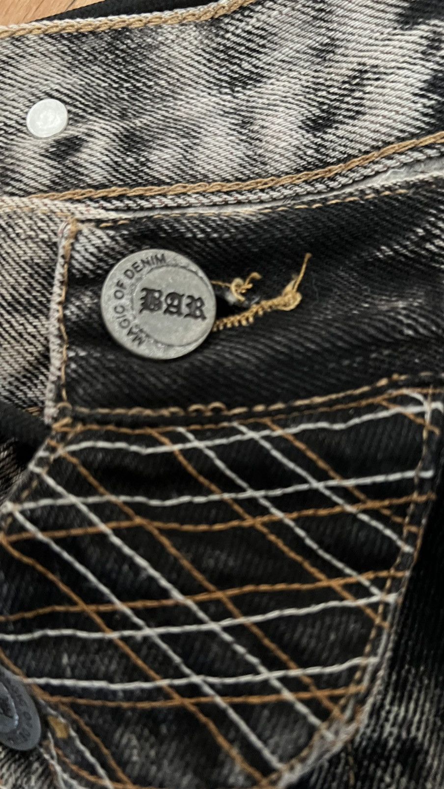 Other × Vintage Bar Of Denim Vintage Jeans Size US 38 / EU 54 - 4 Thumbnail