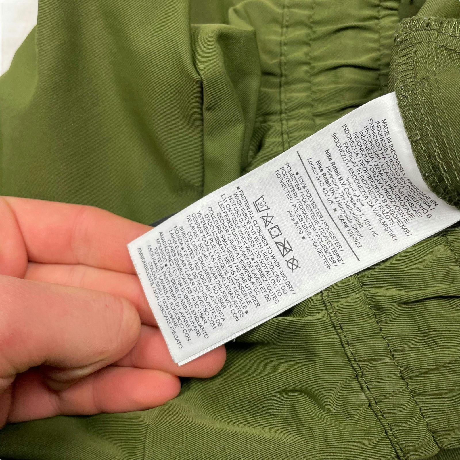 Nike Nike Sportswear Tech Essentials Men's Green Commuter Pants S Size US 30 / EU 46 - 15 Thumbnail