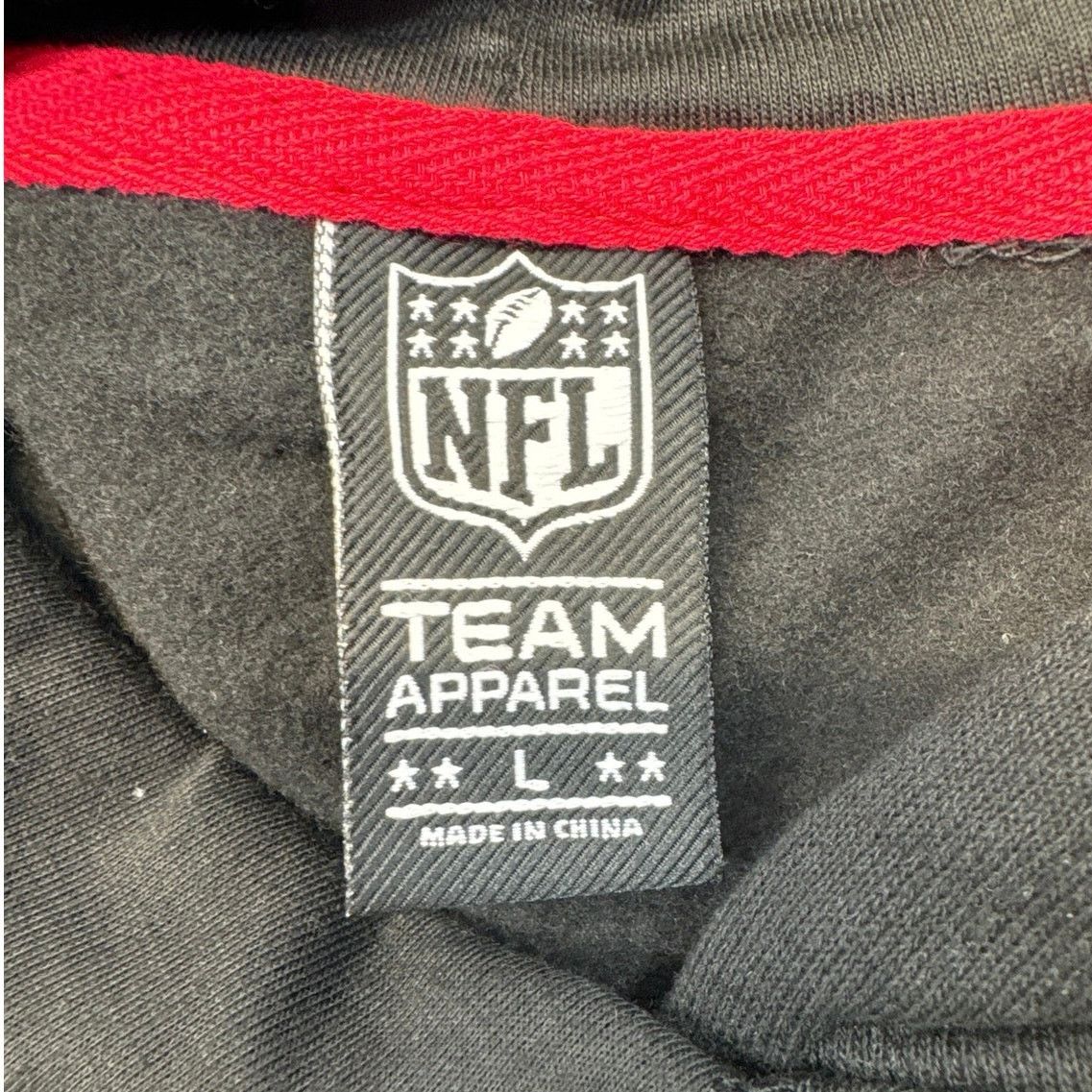 NFL NFL Team Apparel Tampa Bay Bucs Black Hoodie women sz L Size L / US 10 / IT 46 - 5 Thumbnail