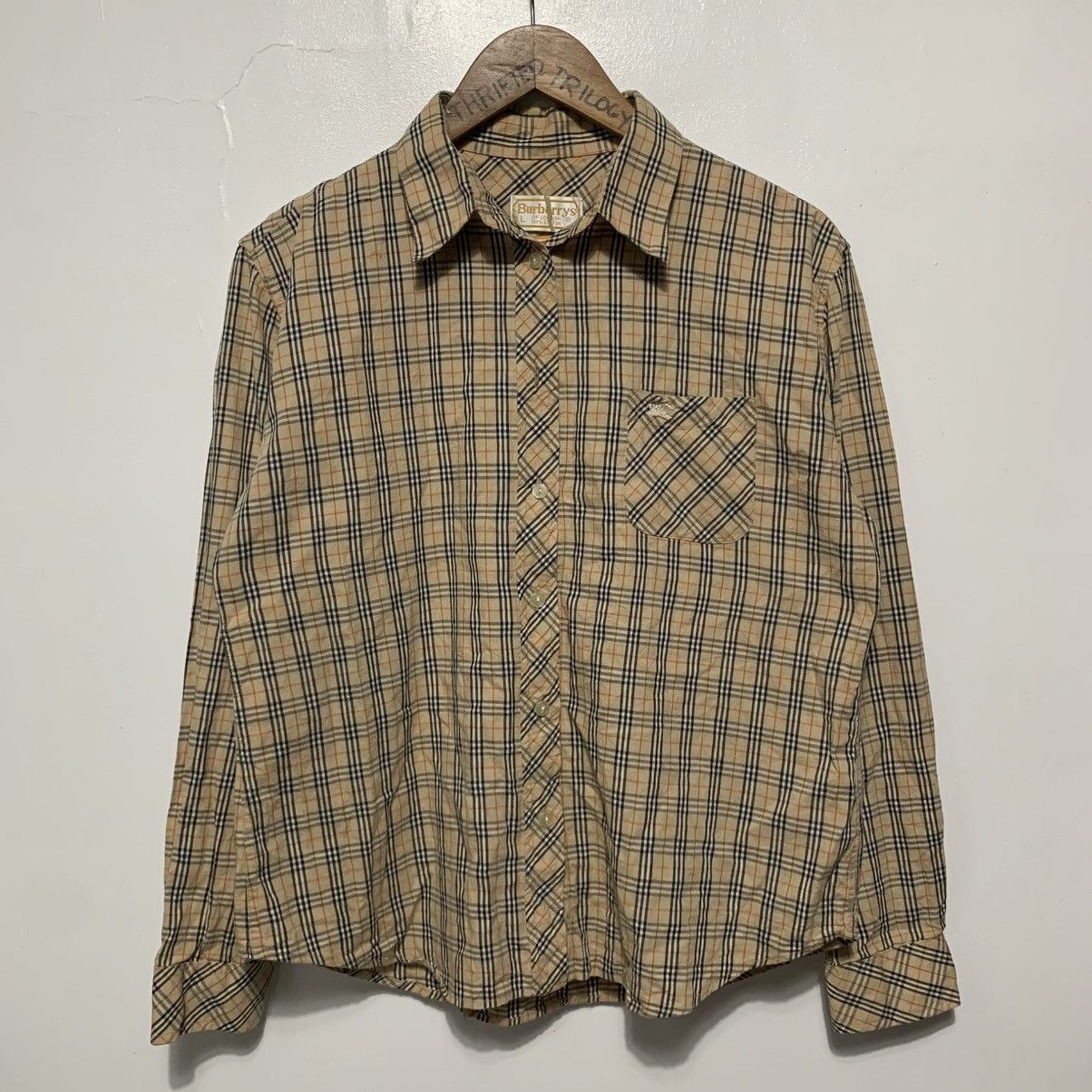 Burberry Vintage Burberry Plaid Buttons Size L / US 10 / IT 46 - 1 Thumbnail