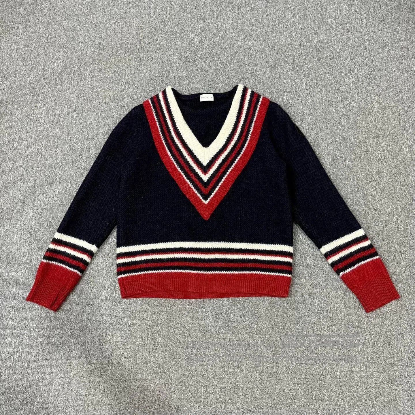 Moncler Moncler Round-Neck Knit Sweater. Size US XL / EU 56 / 4 - 1 Thumbnail