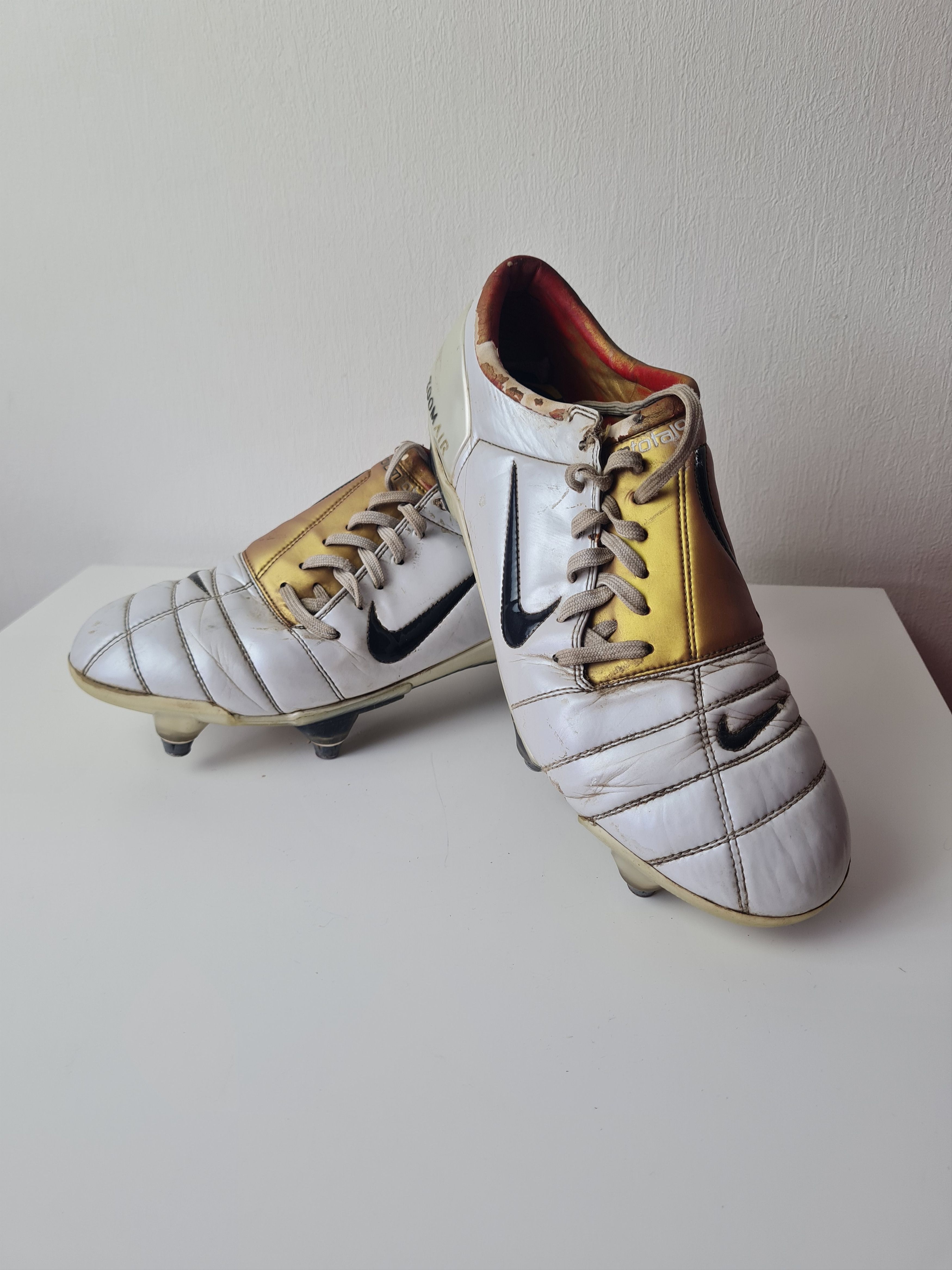Nike Nike Total90 Air Zoom White Professional Football Boots Size US 12.5 / EU 45-46 - 15 Thumbnail