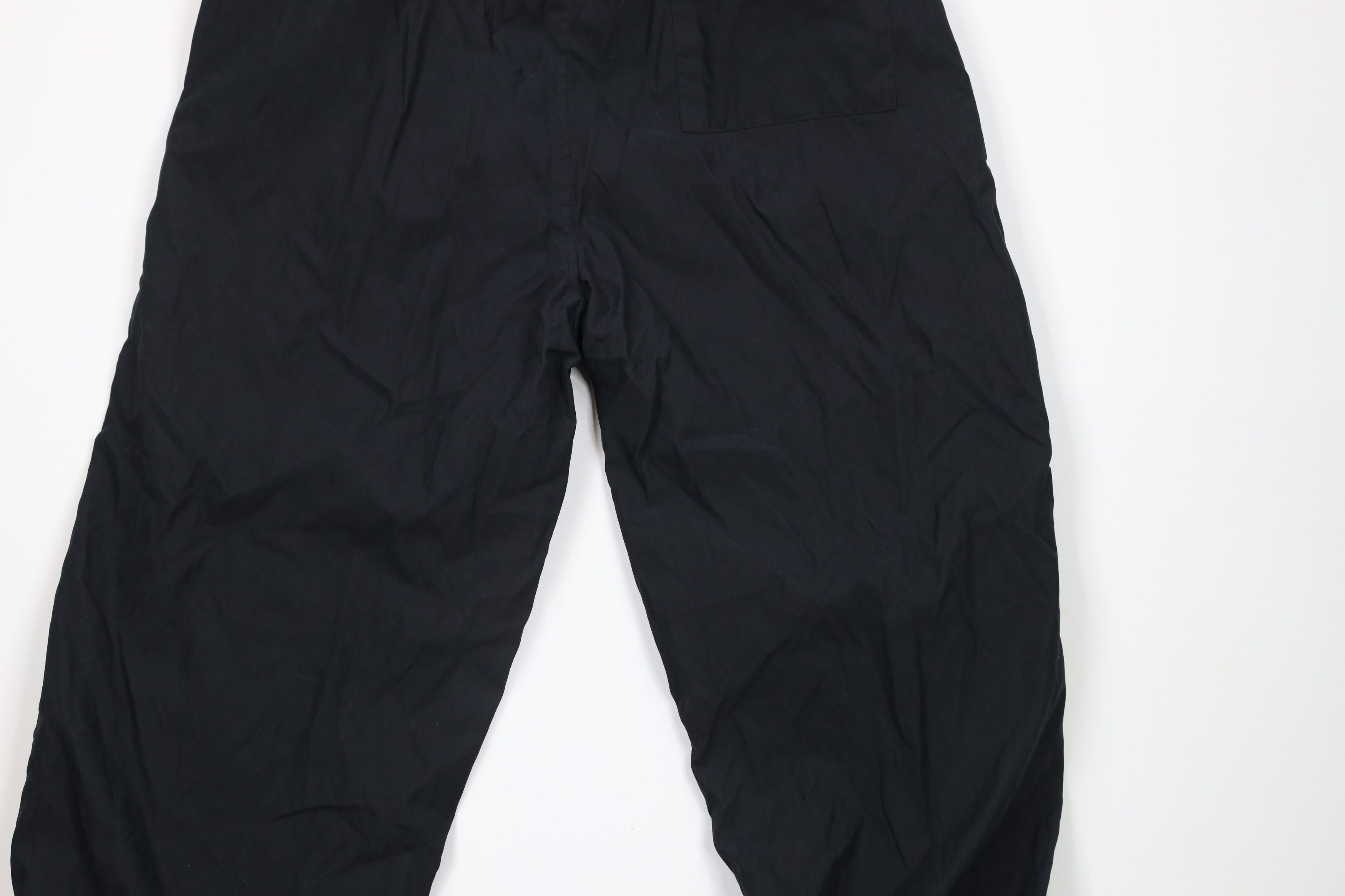 Vintage Vintage 90s Streetwear Lined Cuffed Joggers Pants Black Size US 34 / EU 50 - 10 Thumbnail