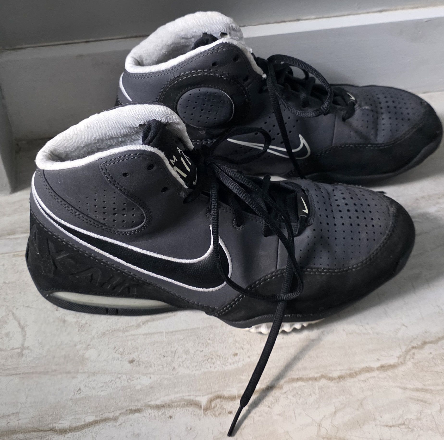 Nike Nike Mens Air Max Spot Up 345000-002 Gray Black Sneakers 9 Size US 9 / EU 42 - 2 Thumbnail