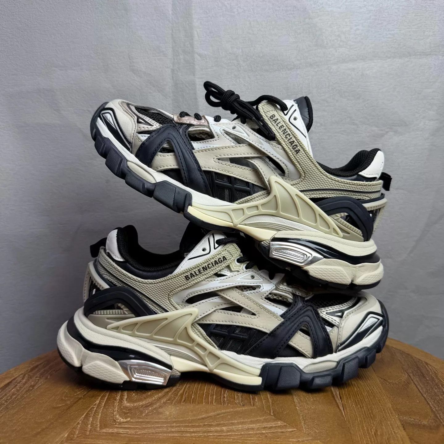 Balenciaga Balenciaga Track 2.0 Black Brown 37 98 New Size US 7 / IT 37 - 4 Thumbnail