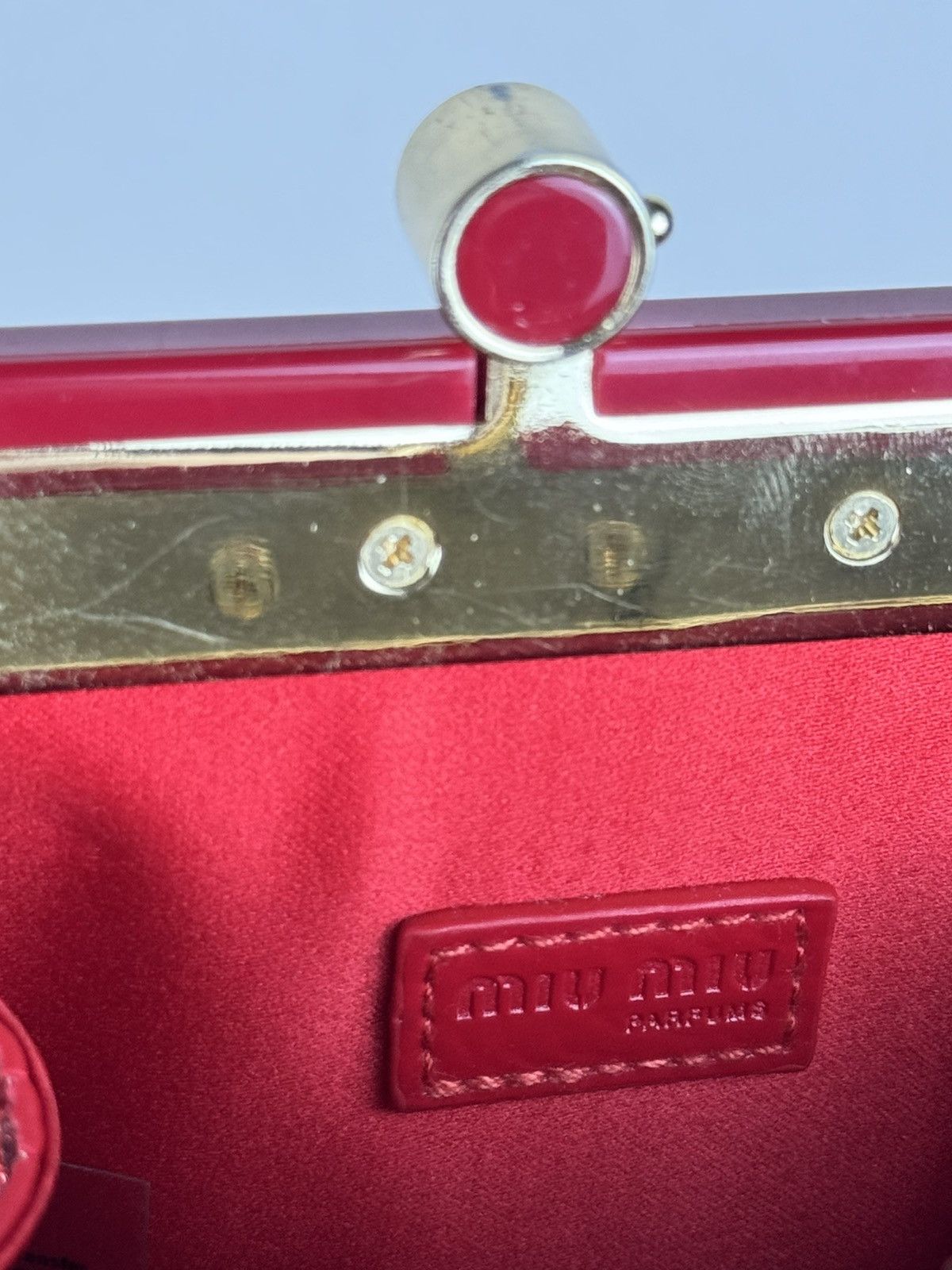 Miu Miu Leather wallet Miu Miu y2k original streetwear luxury Size ONE SIZE - 3 Thumbnail