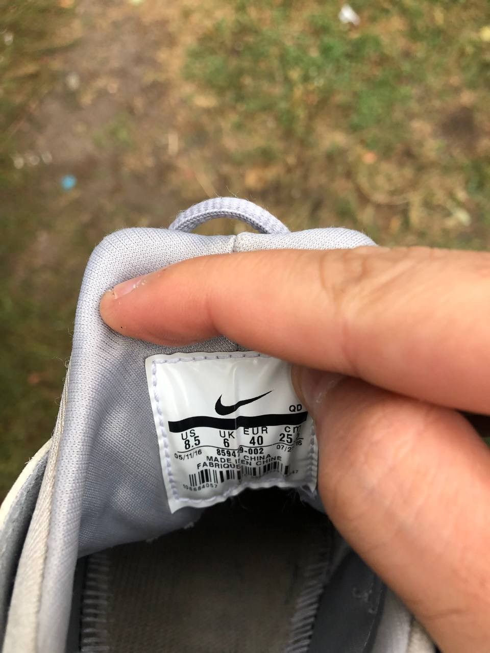 Nike × Vintage VERY RARE NIKE AIR HUARACHE RUNNING SILVER DESIGNER Y2K 90s Size US 8.5 / IT 38.5 - 12 Thumbnail