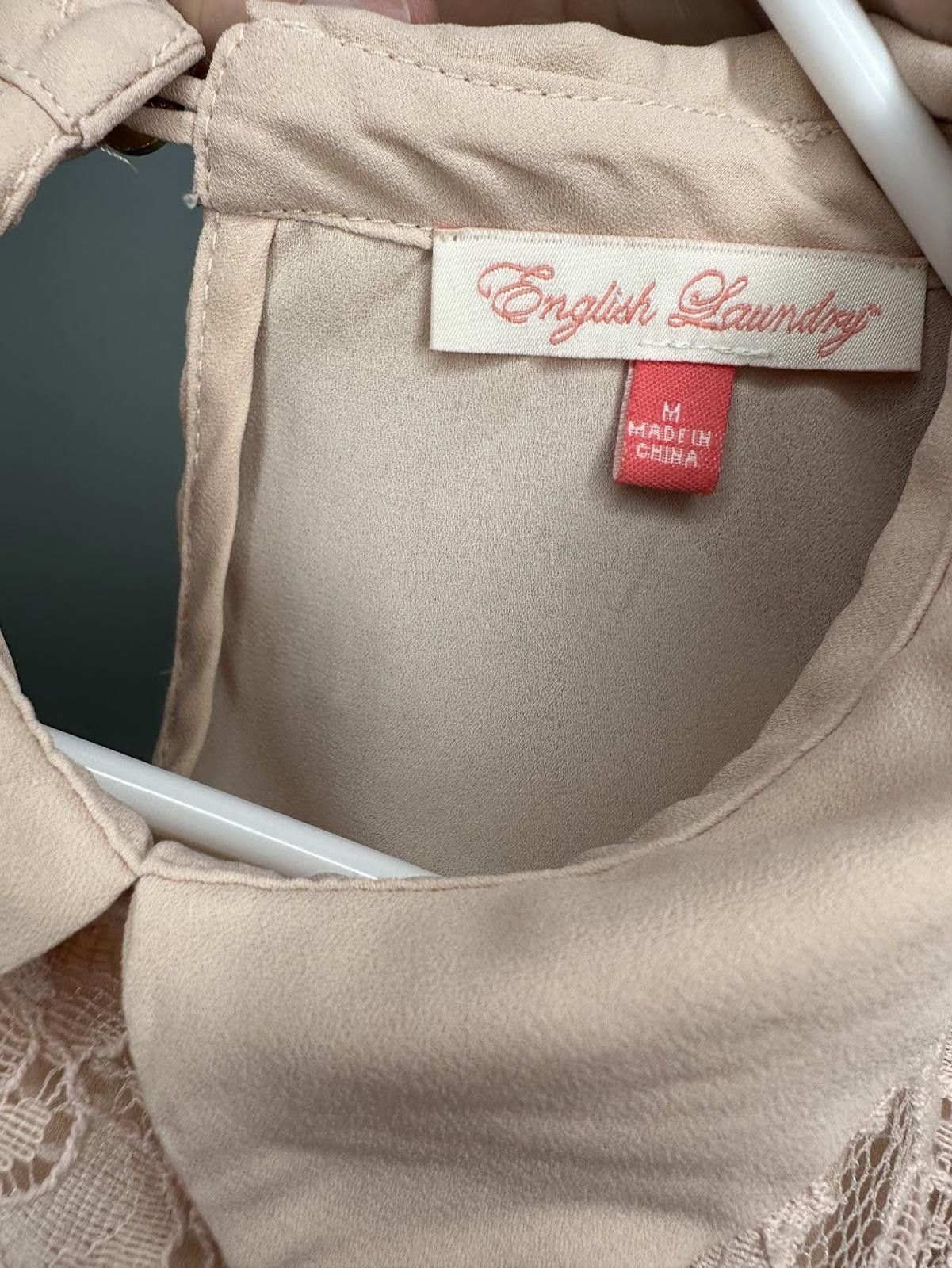 English Laundry English Laundry Blush Lace Tank - Sz. M Size M / US 6-8 / IT 42-44 - 3 Thumbnail