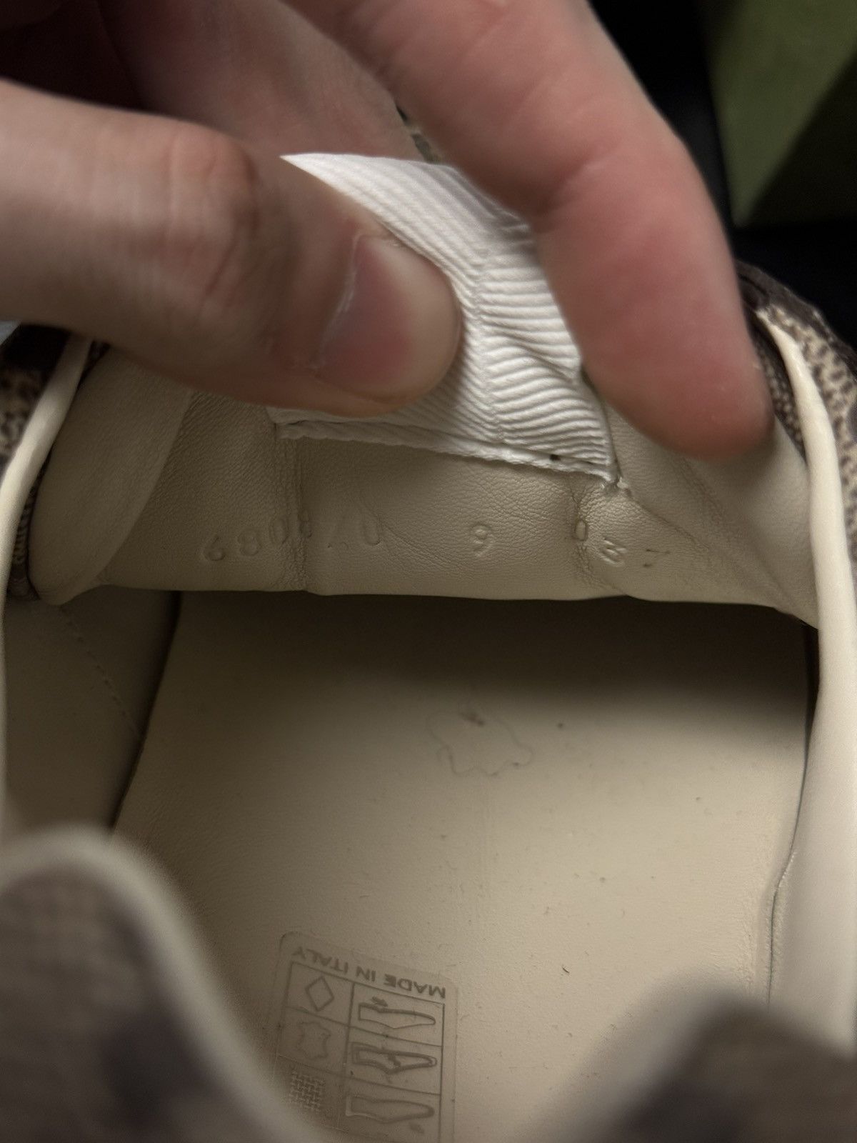 Gucci Gucci Beige Monogram Rhyton Sneakers Size 9G/9.5US Size US 9.5 / EU 42-43 - 16 Thumbnail