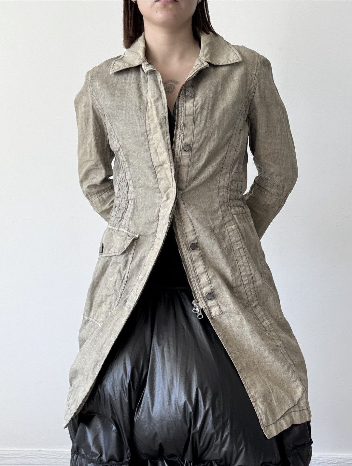 C.P. Company C.P. Company 40size SS04 vintage retro linen jacket coat Size S / US 4 / IT 40 - 1 Thumbnail