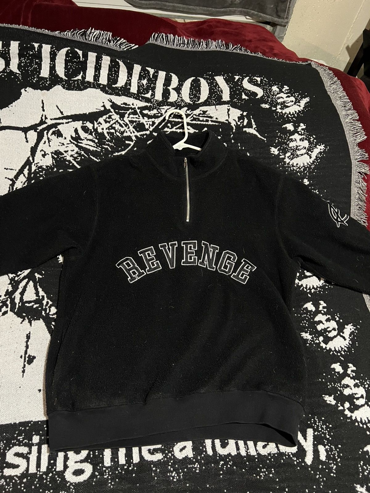 Revenge Revenge quarter-zip fleece/pullover. Size US XL / EU 56 / 4 - 1 Thumbnail