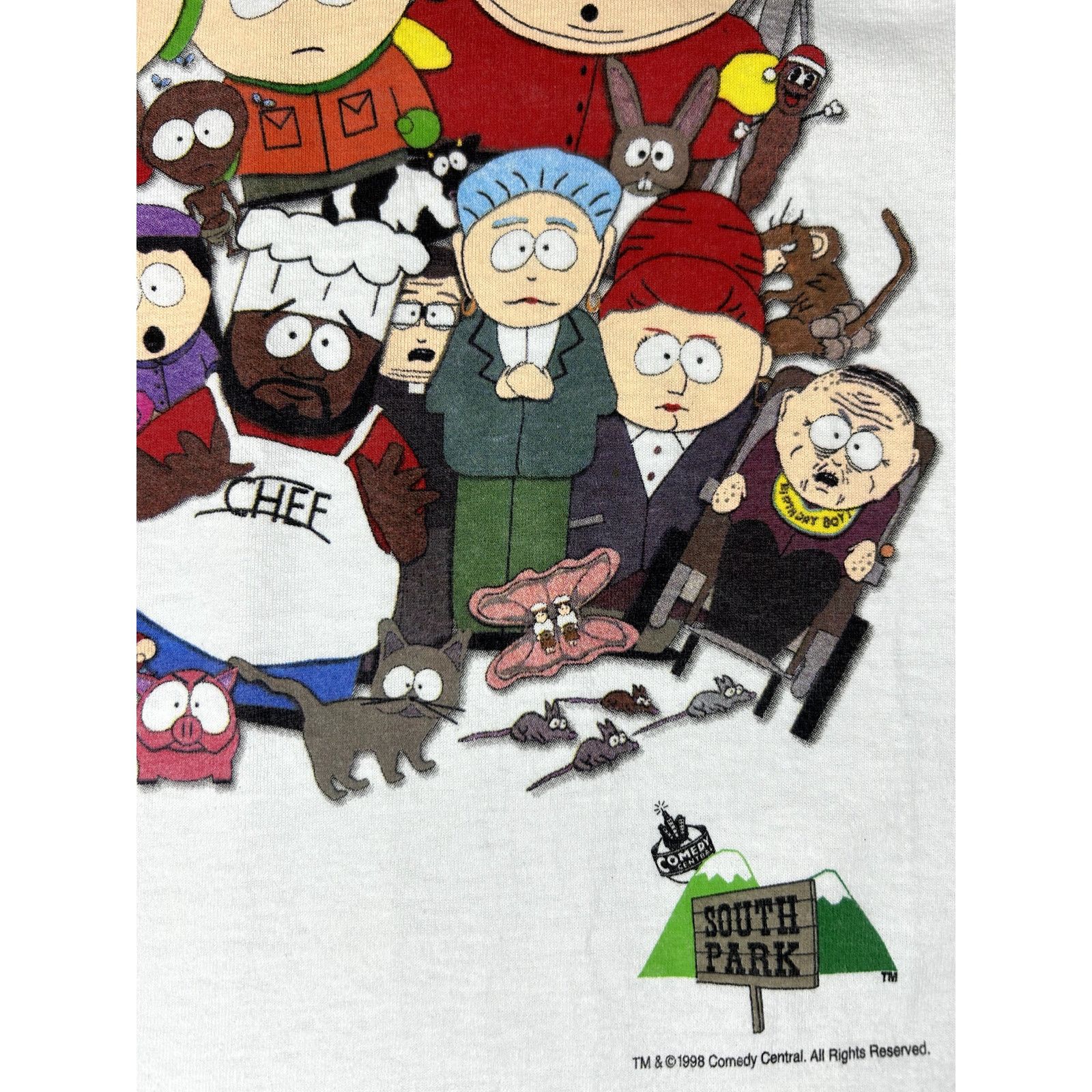 Vintage VTG 1998 Comedy Central South Park Characters Shirt Size XL Size US XL / EU 56 / 4 - 18 Thumbnail