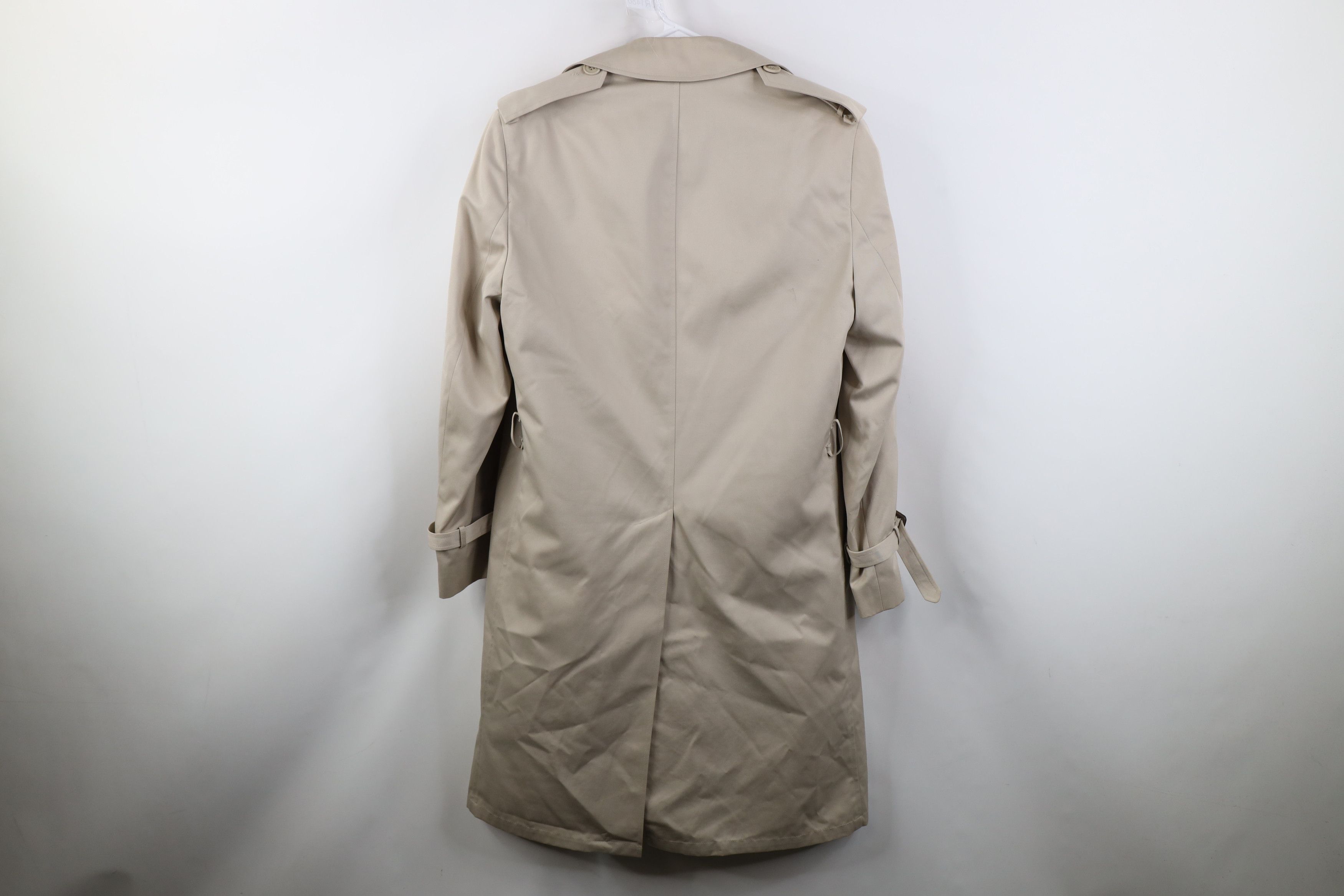 Vintage Vintage 70s Streetwear Trench Coat Rain Jacket Stone Beige Size US L / EU 52-54 / 3 - 14 Thumbnail