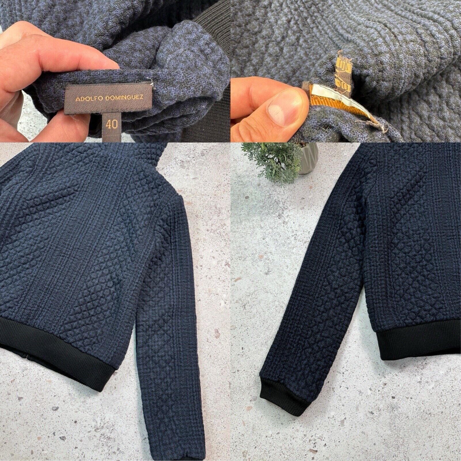 Adolfo Dominguez Adolfo Dominguez Design Cropped Reversible Jacket
