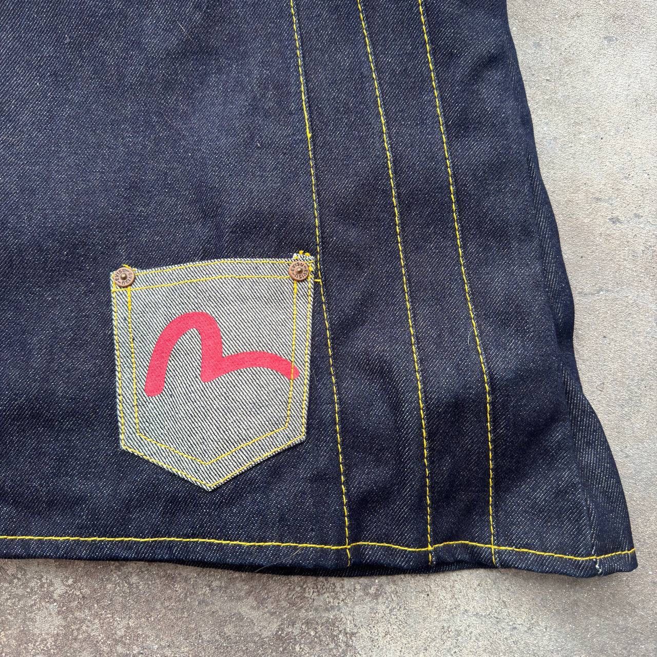 Evisu EVISU Japanese Vintage Denim Shoulder Bag Size ONE SIZE - 5 Thumbnail