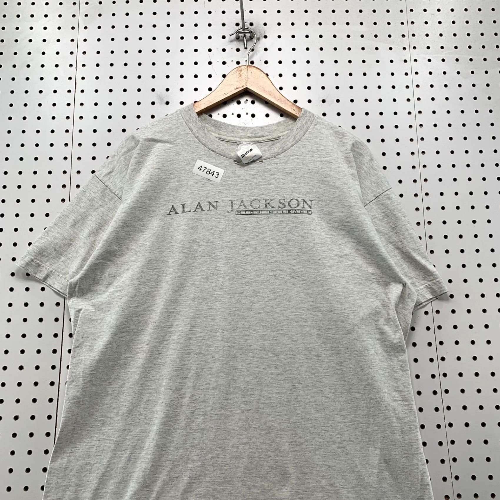 Vintage VINTAGE Alan Jackson High Mileage T Shirt Mens XL Gray Country Music Made USA Size US XL / EU 56 / 4 - 4 Thumbnail