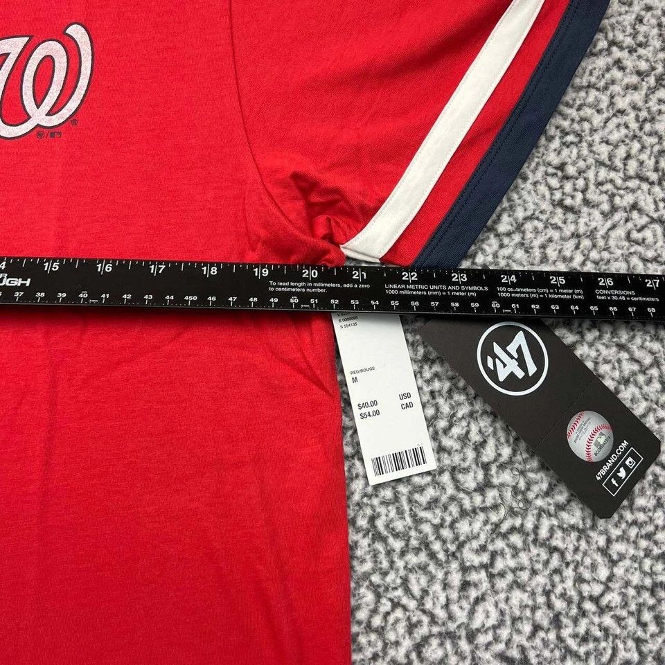 47 Brand Washington Nationals Shirt Men Short Sleeve Cotton New M Size US M / EU 48-50 / 2 - 4 Thumbnail