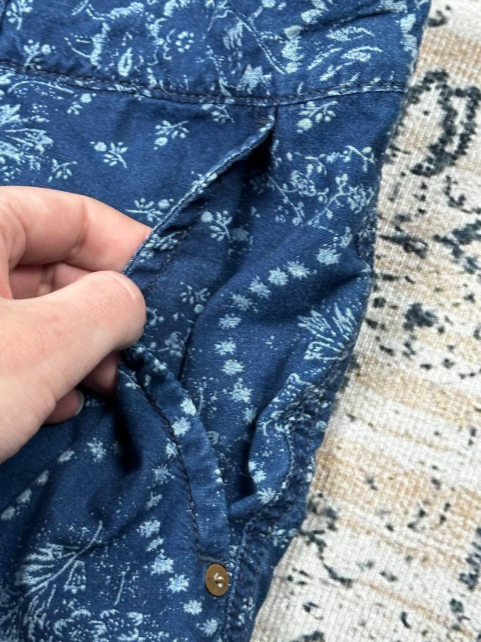 Edwin Edwin Japan Indigo Wash Printed Rail Bermuda Shorts Size US 32 / EU 48 - 8 Thumbnail