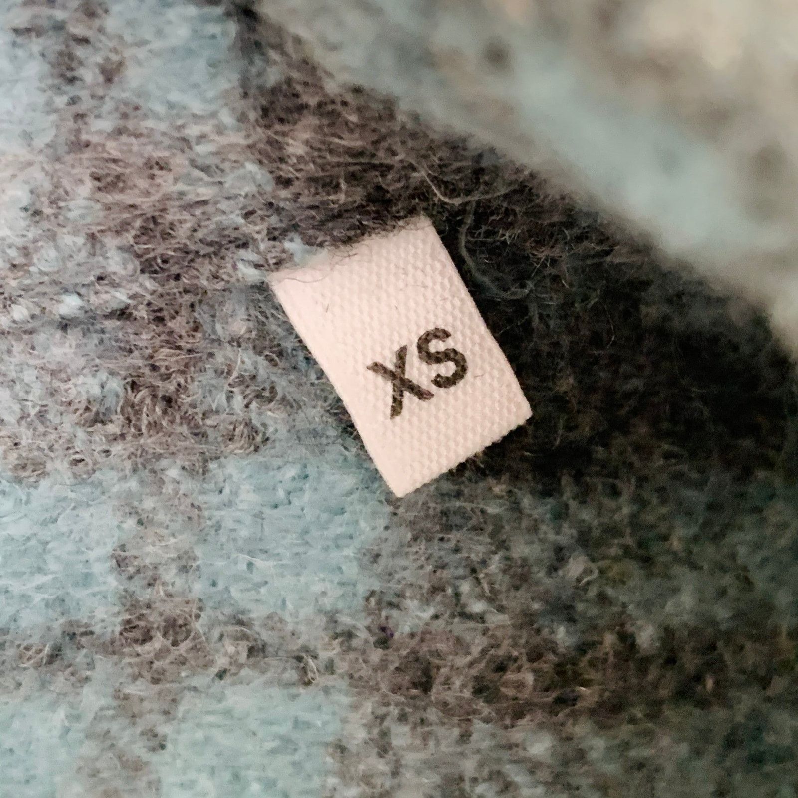 AMI Size XS Blue Grey Plaid Oversized Shirt Jacket Size US XS / EU 42 / 0 - 5 Thumbnail