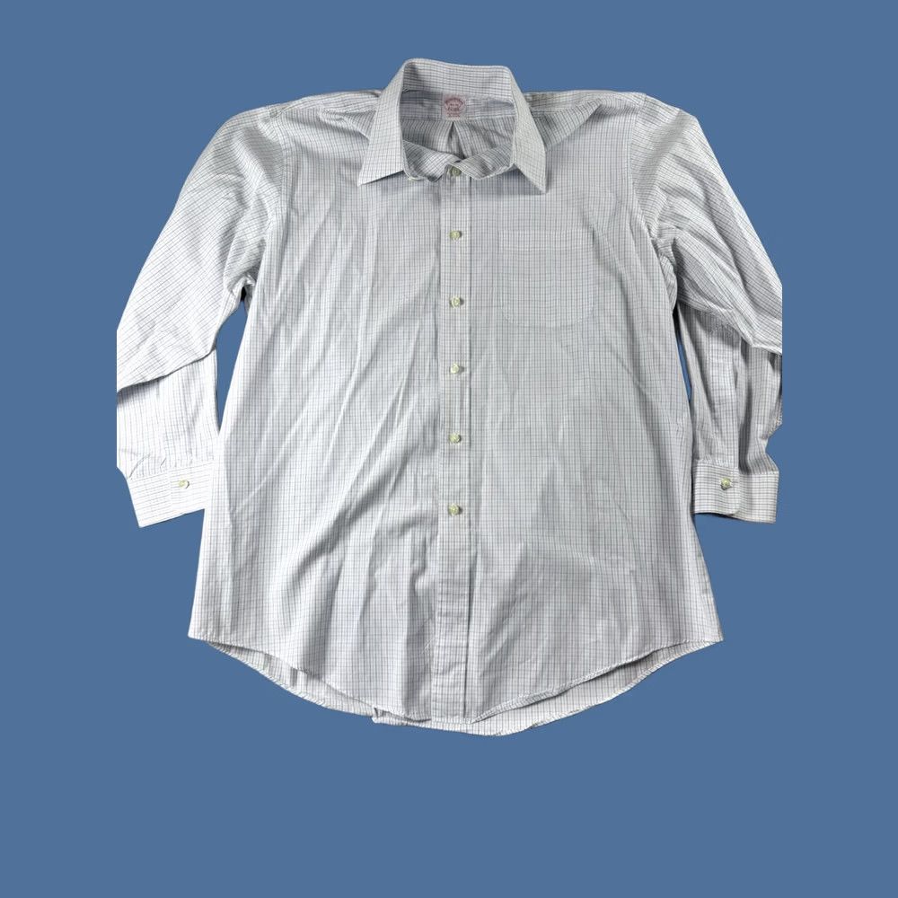 Brooks Brothers Brooks Brothers Sport Shirt Mini-Pane Button Down Long Sleeve Men's Large Size US L / EU 52-54 / 3 - 1 Thumbnail