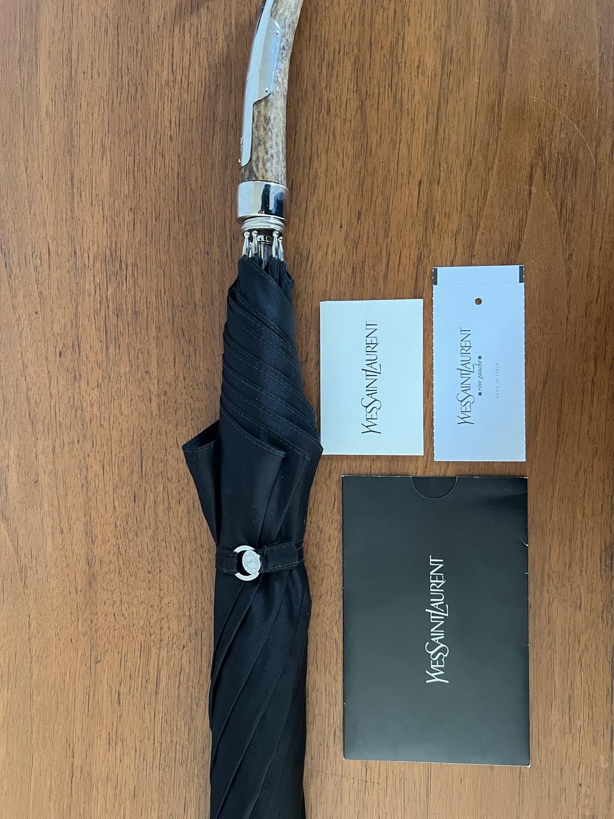Yves Saint Laurent Rare YSL Tom Ford Umbrella - Mombasa Handle Size ONE SIZE - 2 Thumbnail