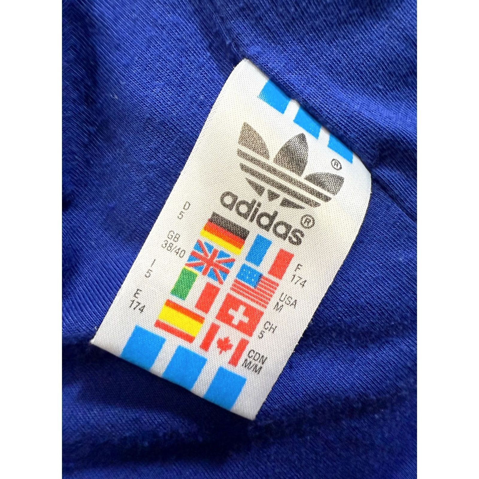 Adidas VINTAGE adidas Tracksuit Top Zip Jacket Mens S Blue Track Jacket Mens S Blue Adidas Shirt? (note: this line is incorrect per constraints) Size 36R - 3 Thumbnail