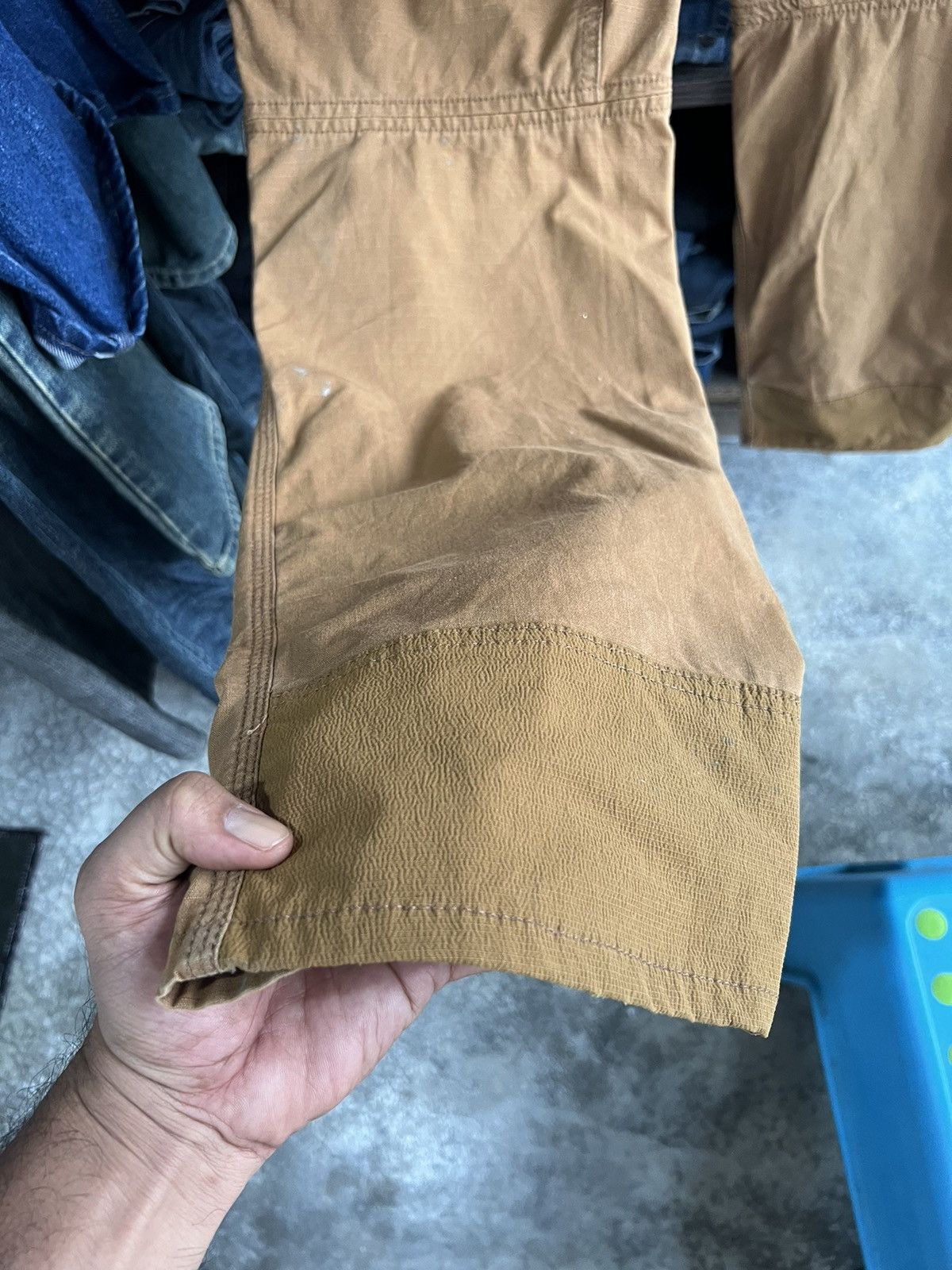 Carhartt 🔥Crazy Rare Carhartt Ripstop Multipockets Double Knee Size US 35 - 17 Thumbnail