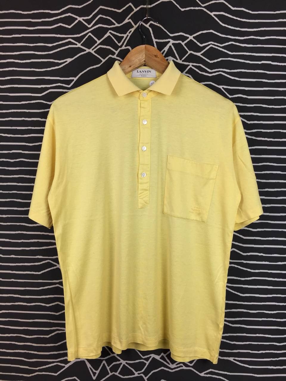 Lanvin Vtg Lanvin Studio Paris Popover Half Placket Polo Shirt Size US M / EU 48-50 / 2 - 1 Thumbnail