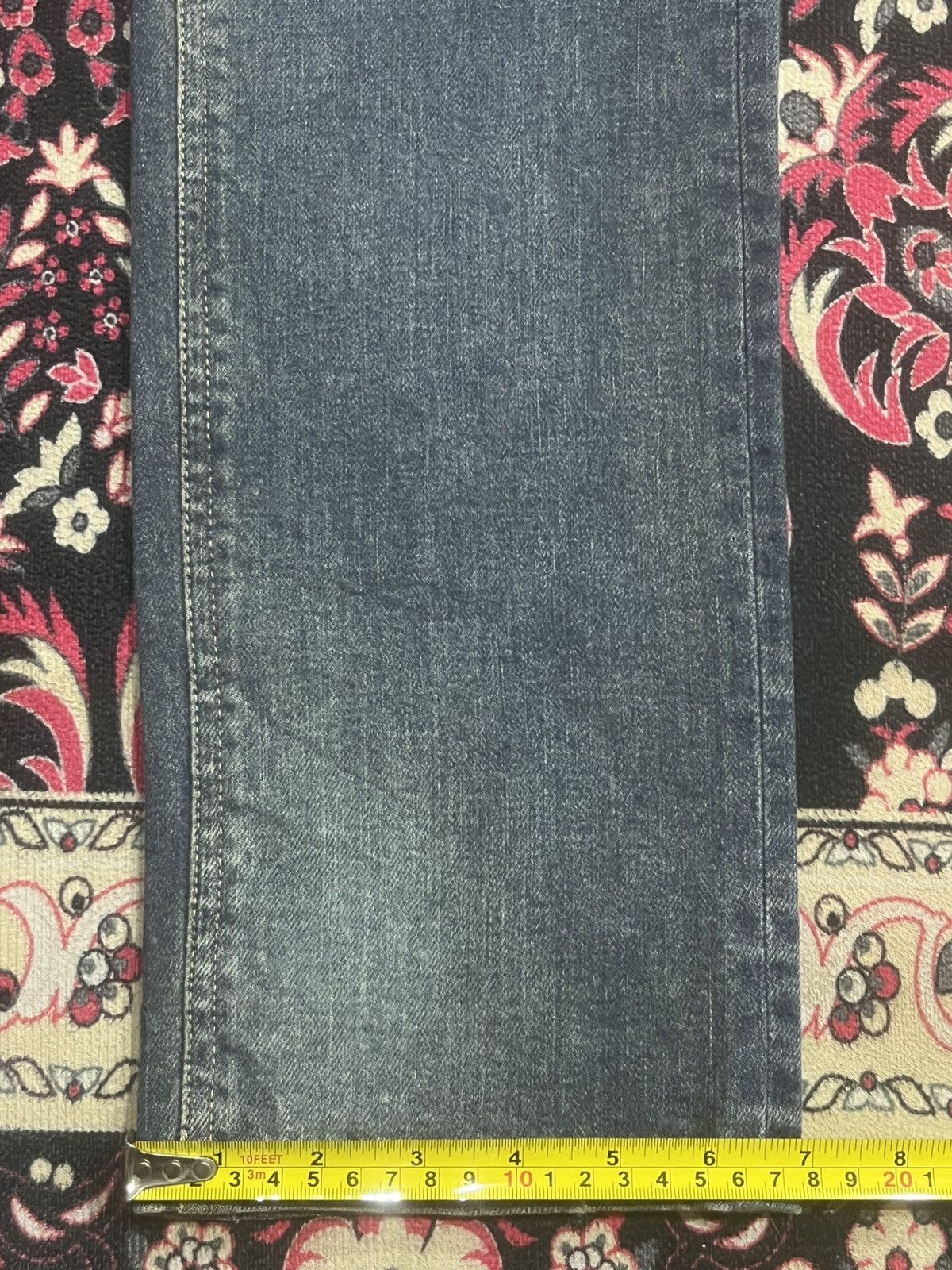 DELUXE Japanese Brand Deluxe Stockholm Sashiko Distressed Jeans Size US 32 / EU 48 - 16 Thumbnail