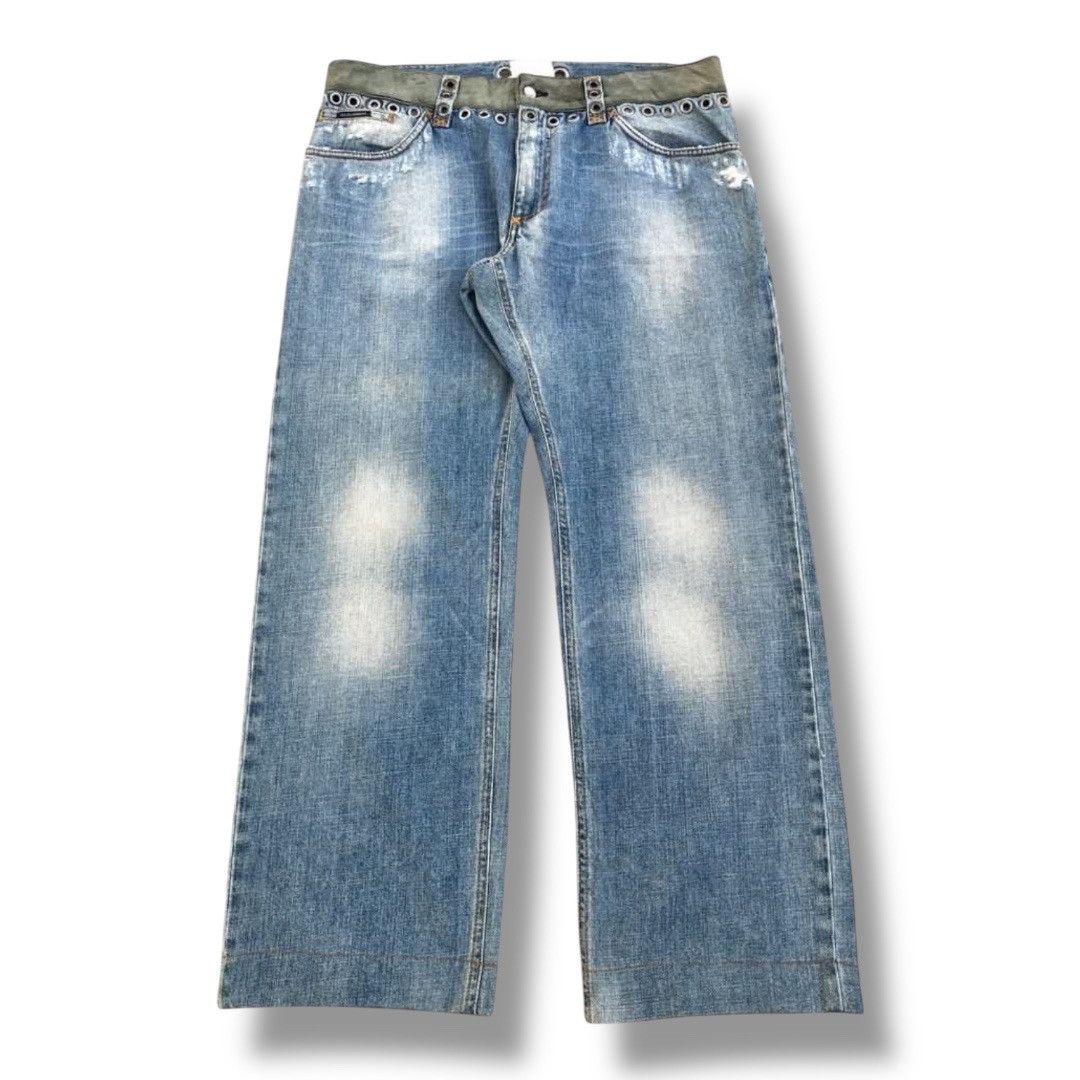 Dolce & Gabbana Vintage Dolce & Gabbana studded jeans Size US 34 / EU 50 - 4 Thumbnail