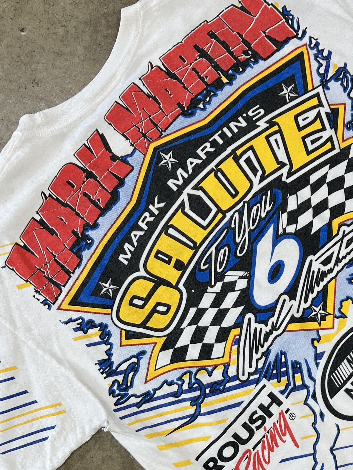 NASCAR Vintage NASCAR AOP Mark Martin Viagra Racing Tee XL Size US XL / EU 56 / 4 - 1 Thumbnail