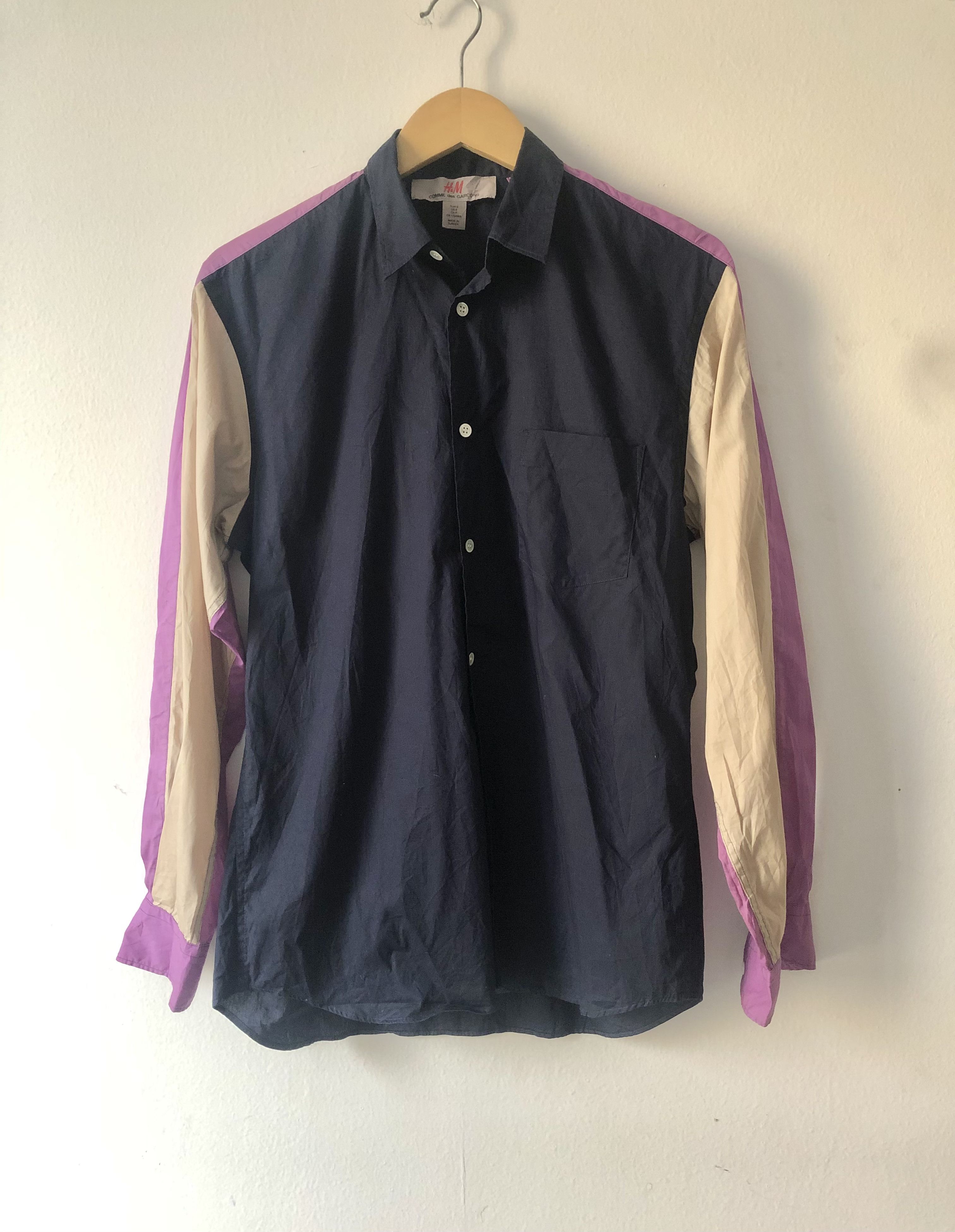 Comme des Garcons × H&M color-block shirt Size US S / EU 44-46 / 1 - 1 Thumbnail