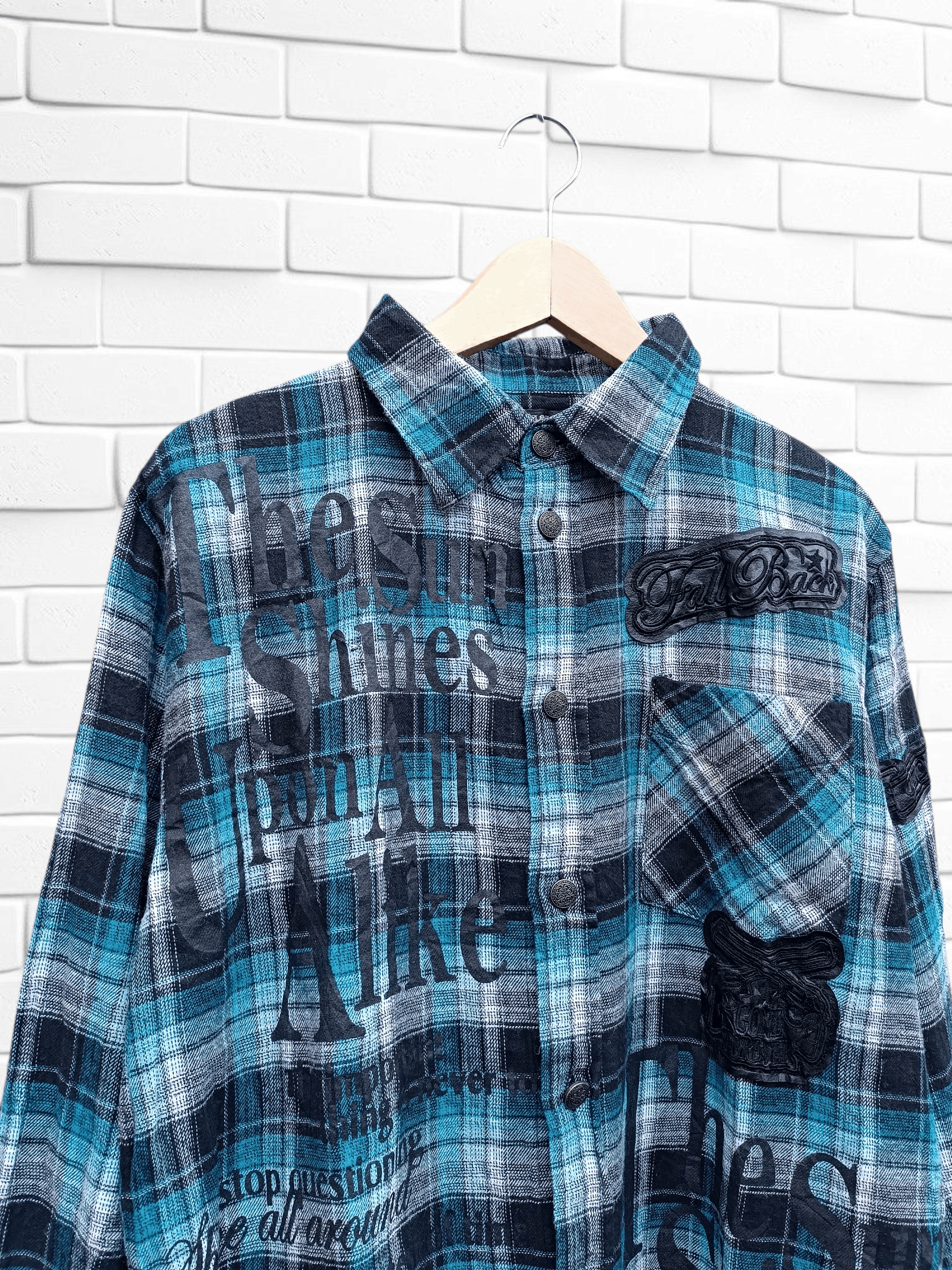 Japanese Brand Vintage Poem Seditionaries Shirt Y2K Grunge Gothic Style Size US M / EU 48-50 / 2 - 4 Thumbnail