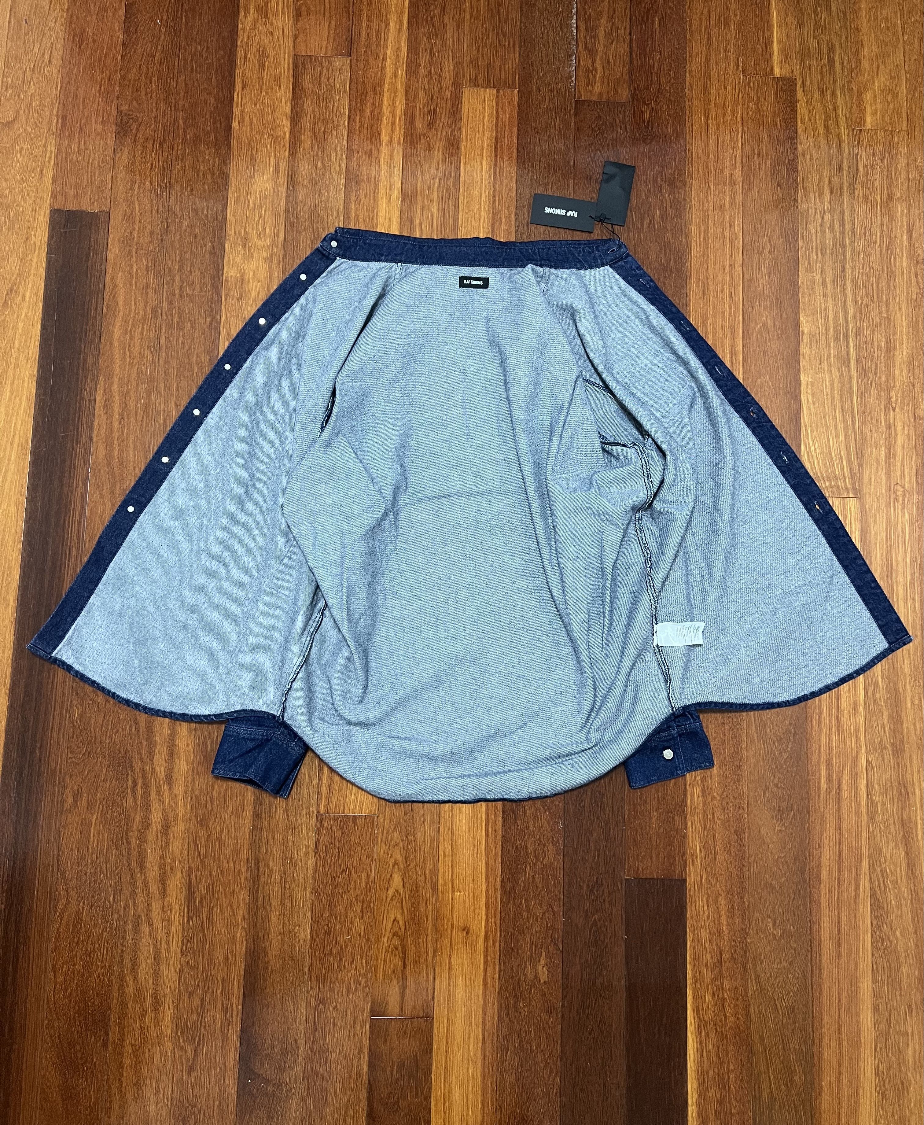 Raf Simons 💚 AW21 Raf Simons Straight Fit Denim Shirt Medium NEW Size US M / EU 48-50 / 2 - 3 Thumbnail