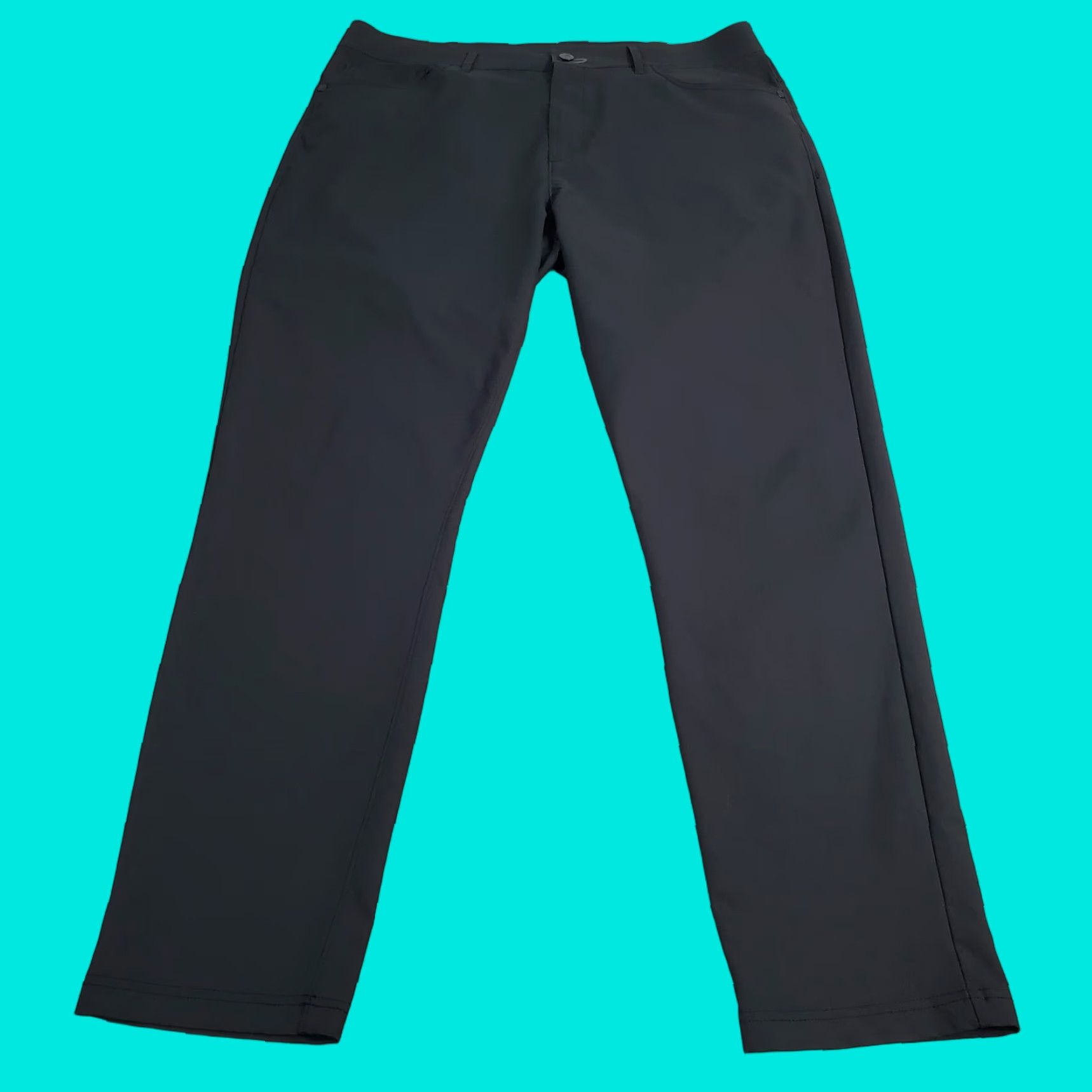 Vintage Public Rec Pants Mens 36x32 Black Straight Performance Lightweight Stretch Tech Chino Pockets Regular Inseam 32 Mens Size US 36 / EU 52 - 1 Thumbnail