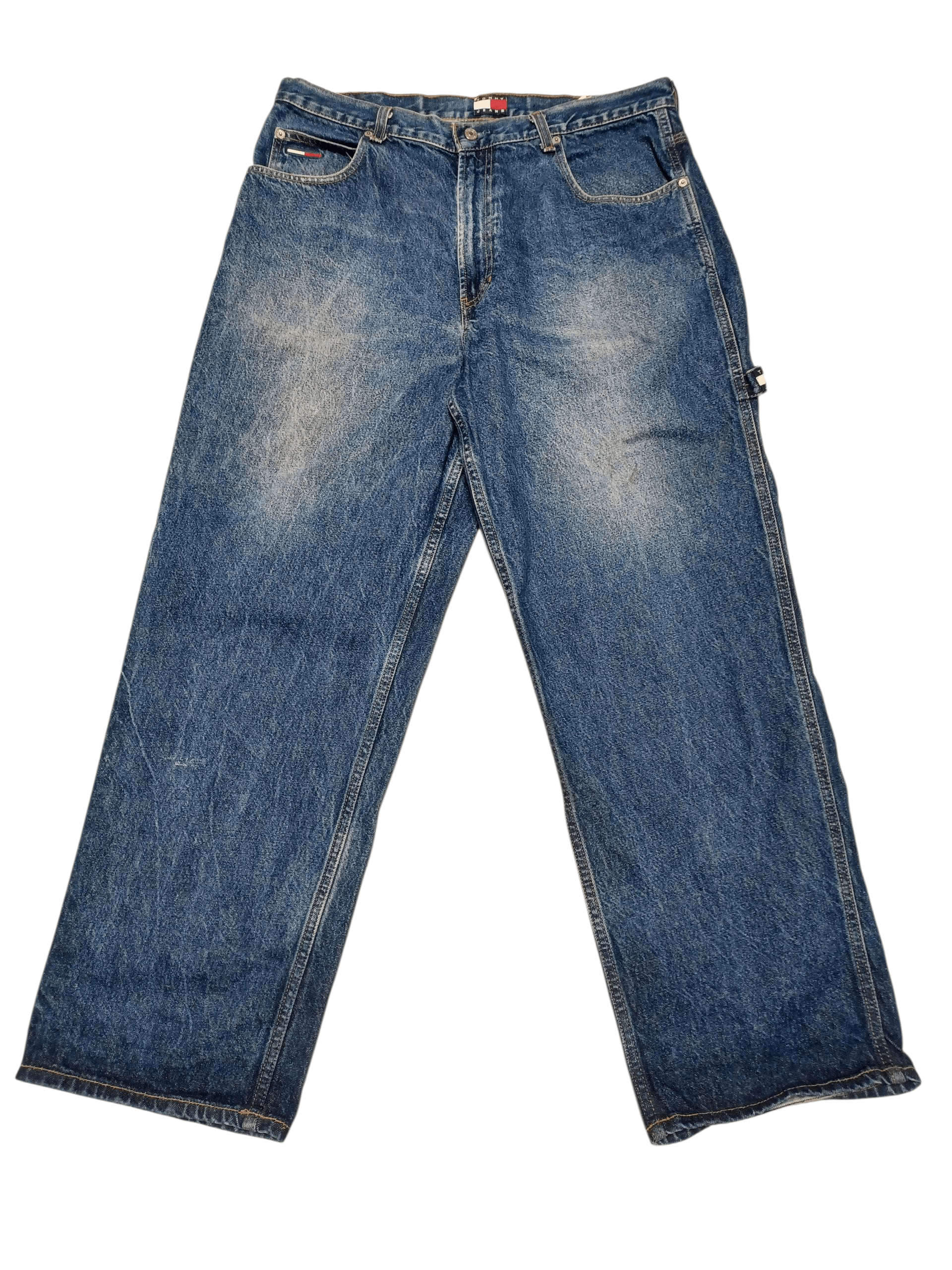Tommy Hilfiger TOMMY HILFIGER VINTAGE CARPENTER CARGO JEANS DENIM Size US 36 / EU 52 - 4 Thumbnail