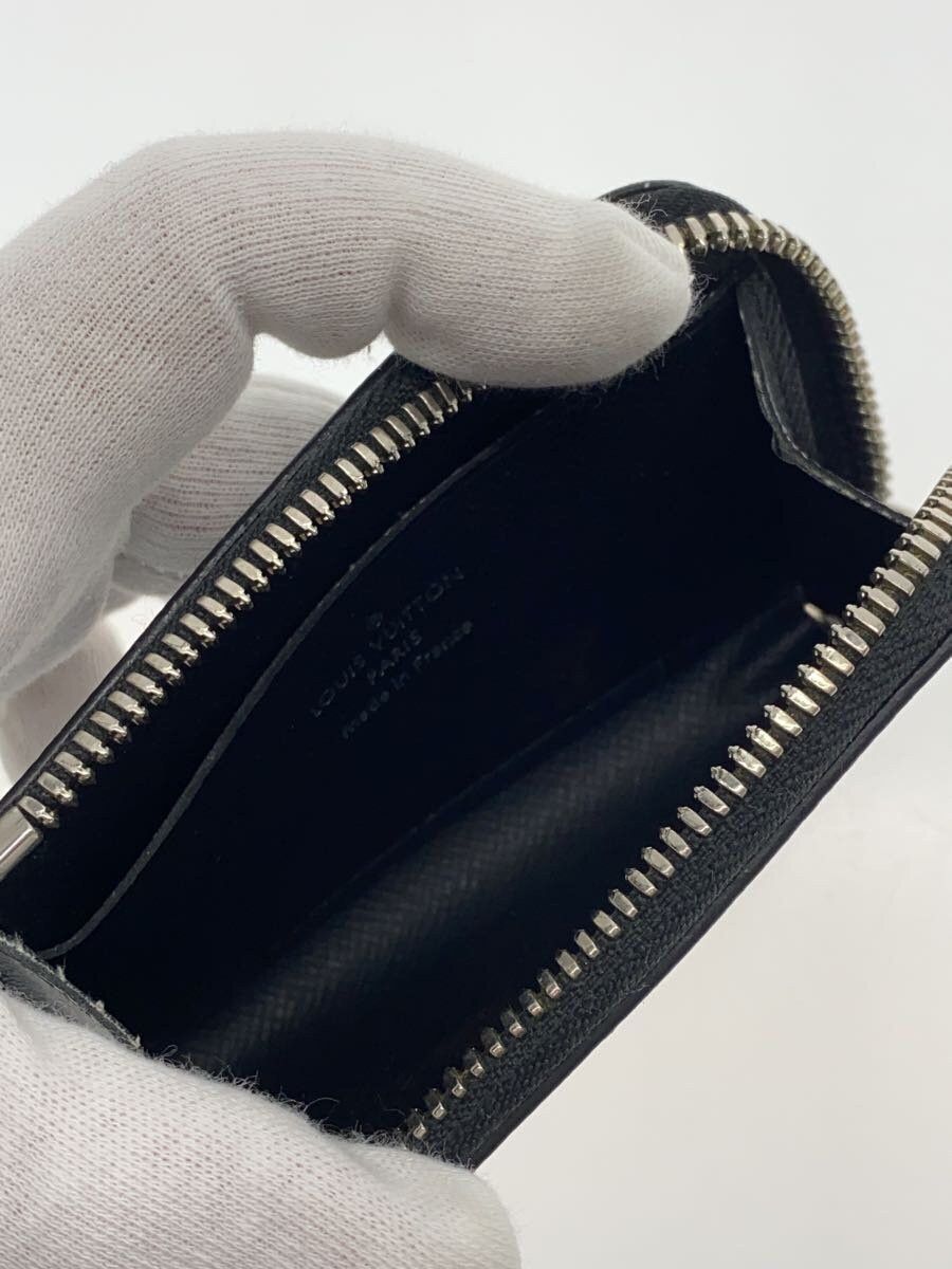 Louis Vuitton Louis Vuitton Plain Leather Coin Case Black Size ONE SIZE - 4 Thumbnail