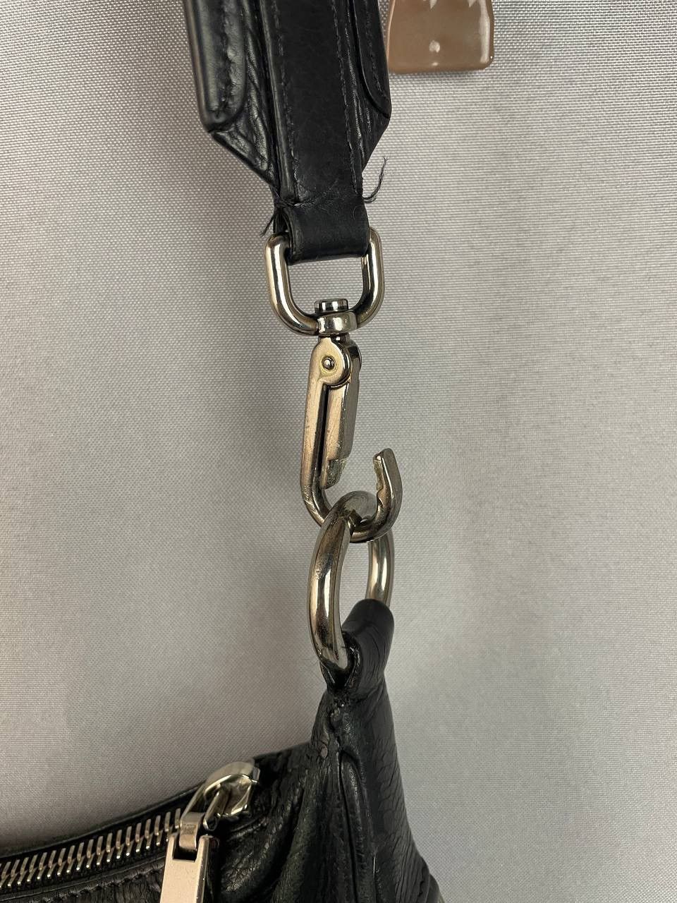 Prada Prada Leather Black Bag Size ONE SIZE - 7 Thumbnail