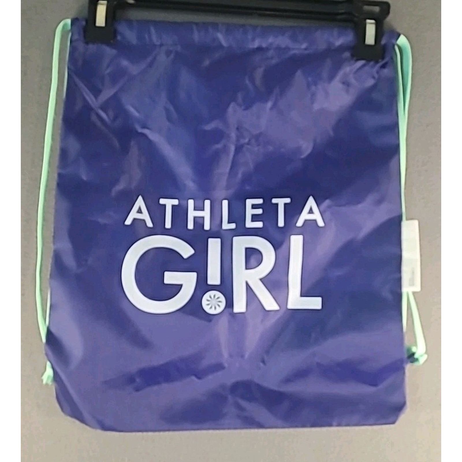 Athleta Athleta Girl Blue Drawstring Backpack Lightweight Size ONE SIZE - 2 Thumbnail