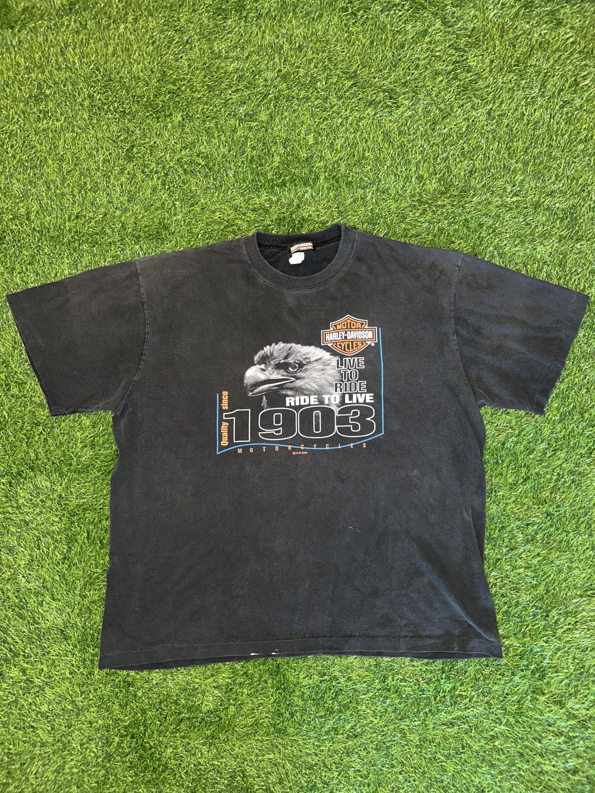 Harley Davidson Vintage harley davidson motorycle eagle t shirt size XL Size US XL / EU 56 / 4 - 1 Thumbnail